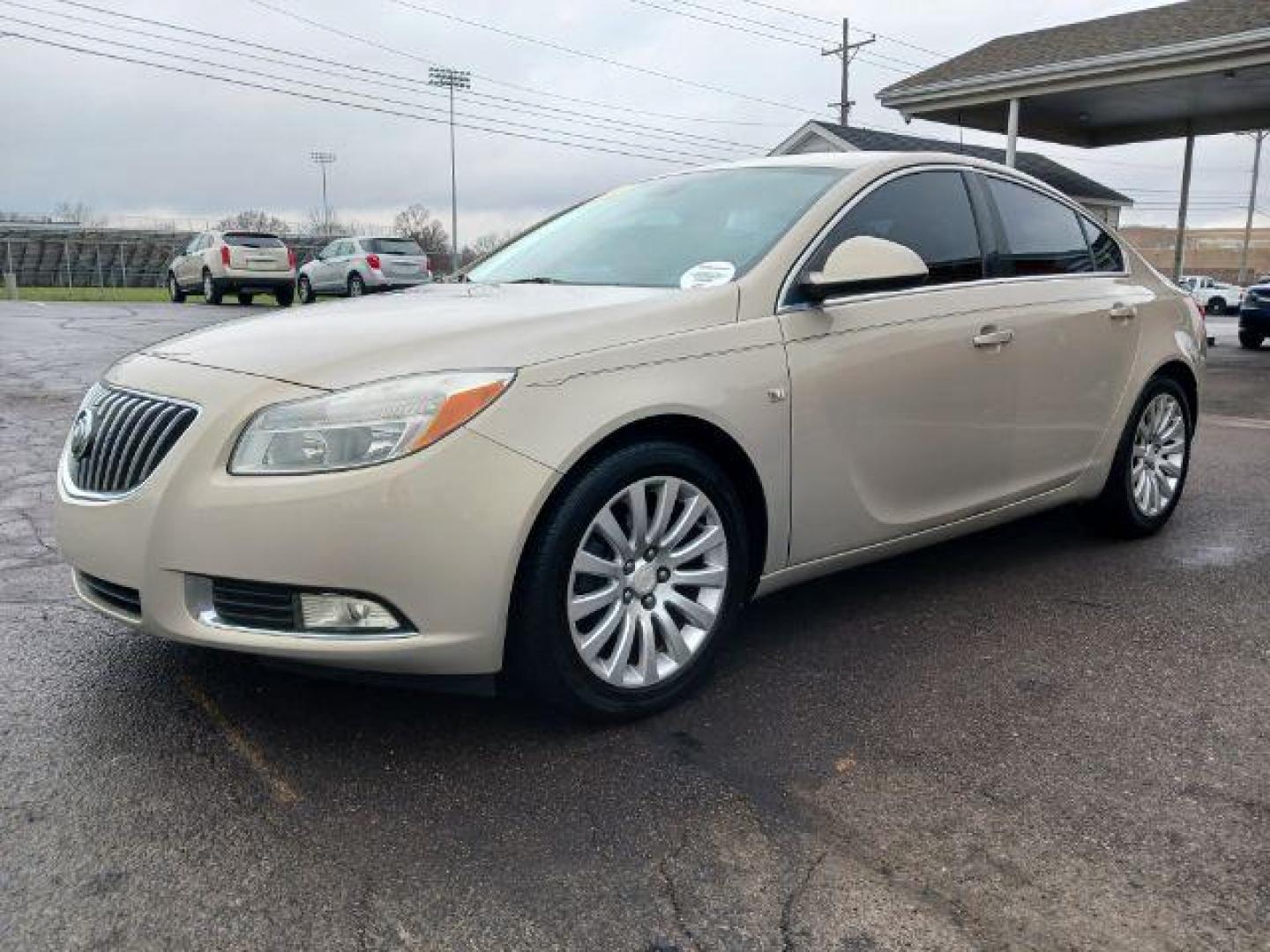 2011 Stone Metallic Buick Regal CXL - 1XL (2G4GN5EC9B9) with an 2.4L L4 DOHC 16V engine, 6-Speed Automatic transmission, located at 4508 South Dixie Dr, Moraine, OH, 45439, (937) 908-9800, 39.689976, -84.218452 - Photo#2