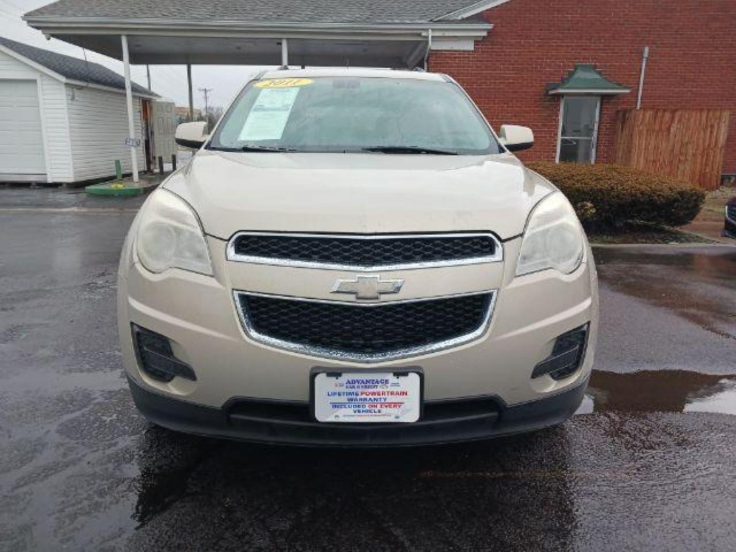 2011 Gold Mist Metallic Chevrolet Equinox 1LT 2WD (2GNALDEC2B1) with an 2.4L L4 DOHC 16V engine, 6-Speed Automatic transmission, located at 1099 N County Rd 25A, Troy, OH, 45373, (937) 908-9800, 40.057079, -84.212883 - Photo#1