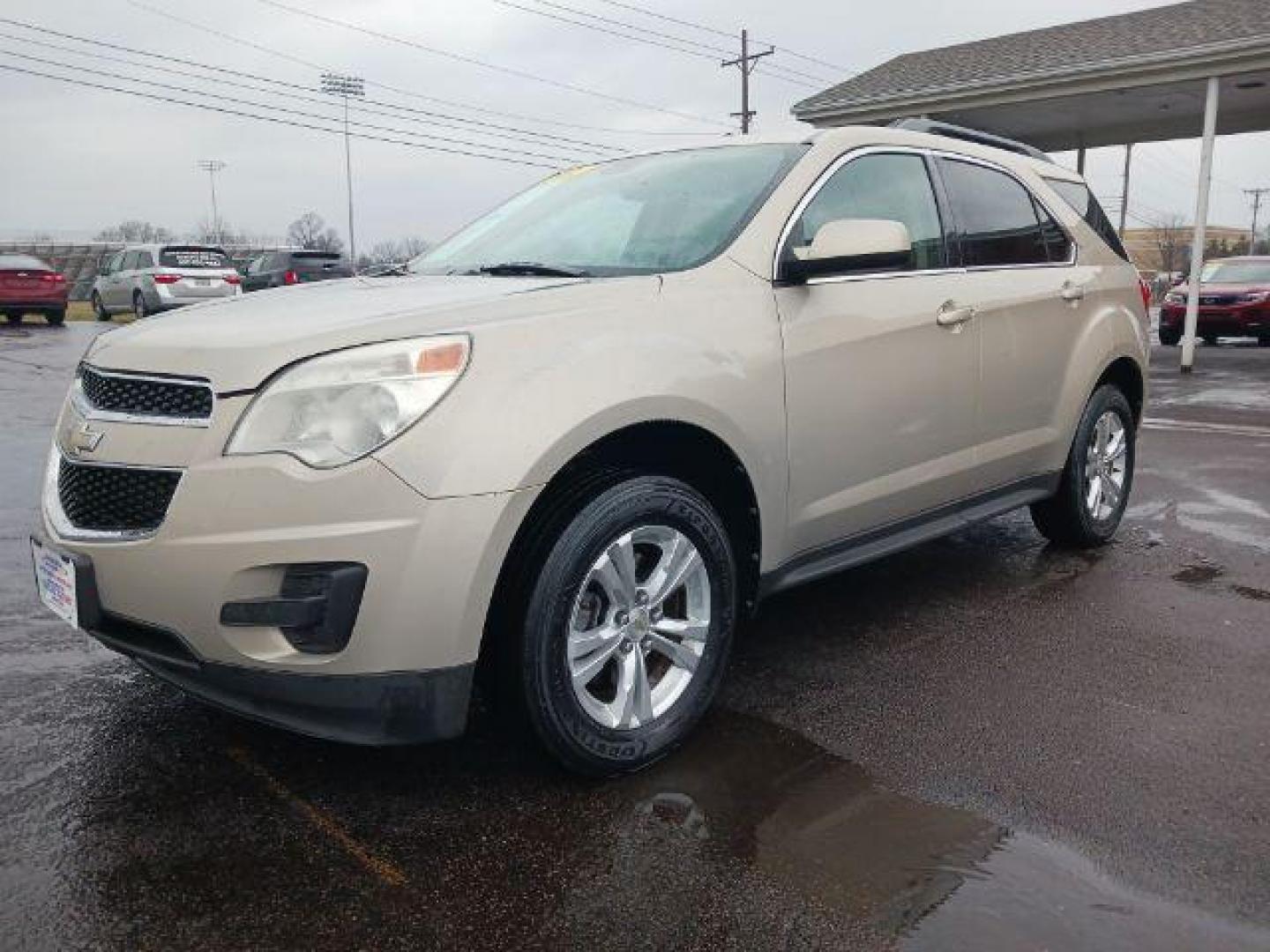 2011 Gold Mist Metallic Chevrolet Equinox 1LT 2WD (2GNALDEC2B1) with an 2.4L L4 DOHC 16V engine, 6-Speed Automatic transmission, located at 1099 N County Rd 25A, Troy, OH, 45373, (937) 908-9800, 40.057079, -84.212883 - Photo#2