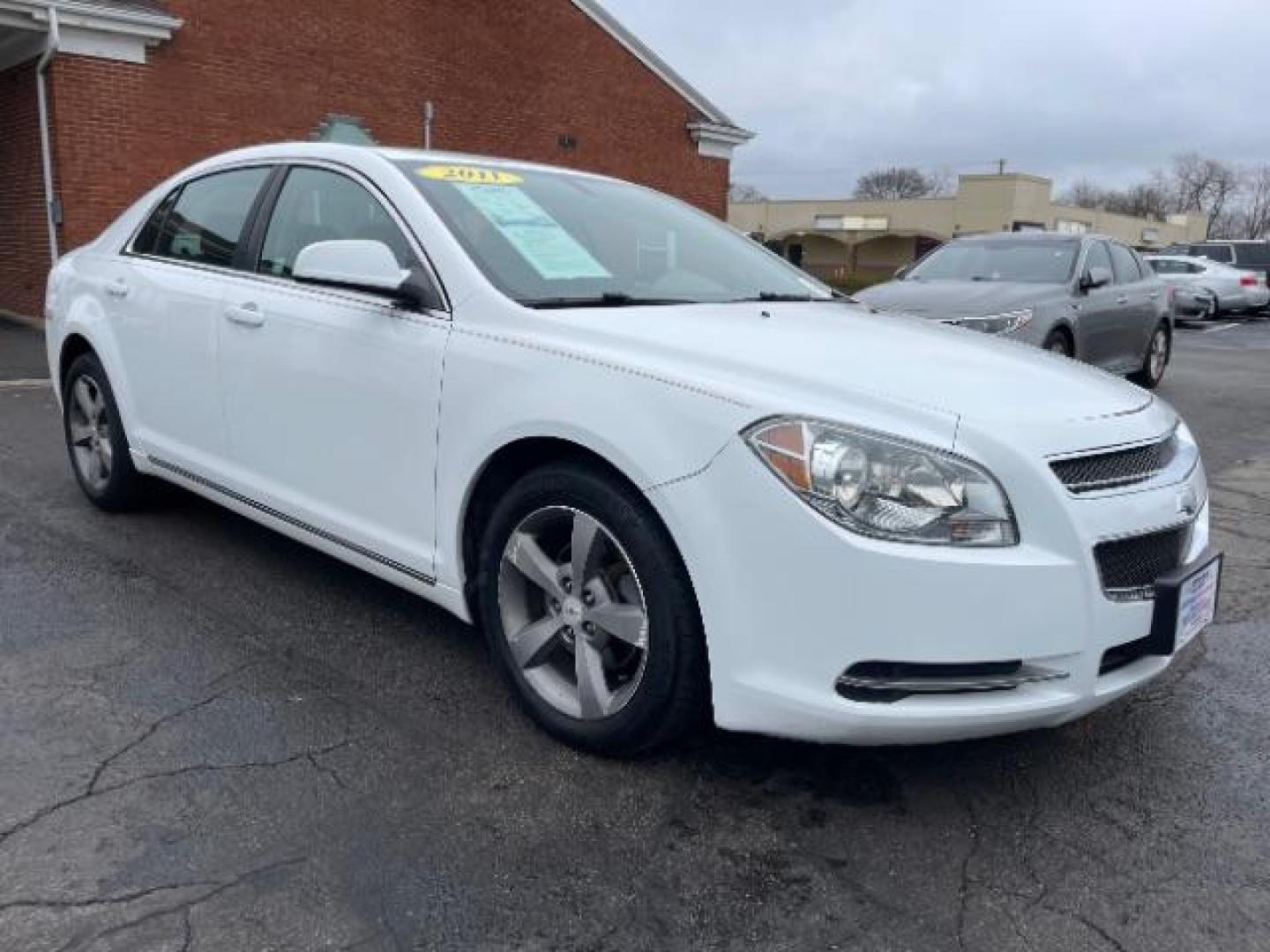 2011 Summit White Chevrolet Malibu 1LT (1G1ZC5E14BF) with an 2.4L L4 DOHC 16V engine, 6-Speed Automatic transmission, located at 880 E. National Road, Vandalia, OH, 45377, (937) 908-9800, 39.891918, -84.183594 - Photo#0