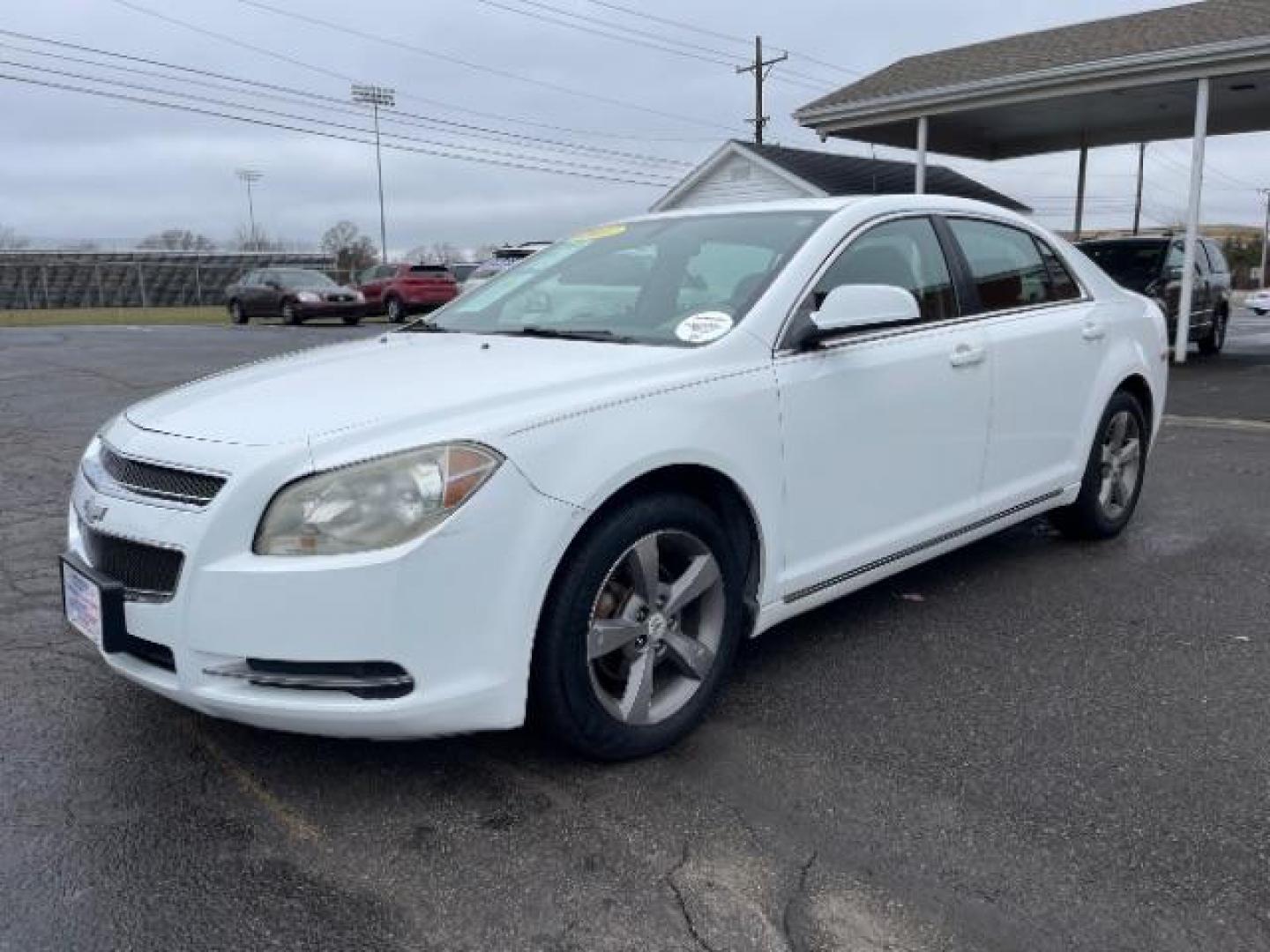 2011 Summit White Chevrolet Malibu 1LT (1G1ZC5E14BF) with an 2.4L L4 DOHC 16V engine, 6-Speed Automatic transmission, located at 880 E. National Road, Vandalia, OH, 45377, (937) 908-9800, 39.891918, -84.183594 - Photo#1