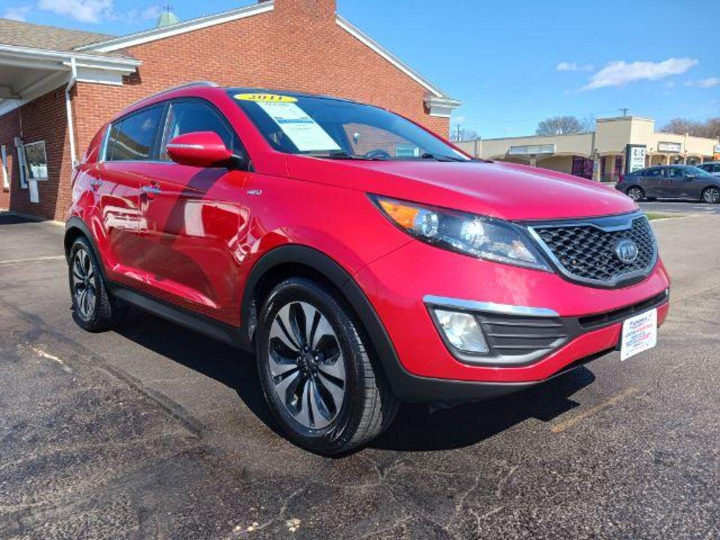 2011 Red Kia Sportage SX (KNDPCCA61B7) , located at 4508 South Dixie Dr, Moraine, OH, 45439, (937) 908-9800, 39.689976, -84.218452 - Photo#0