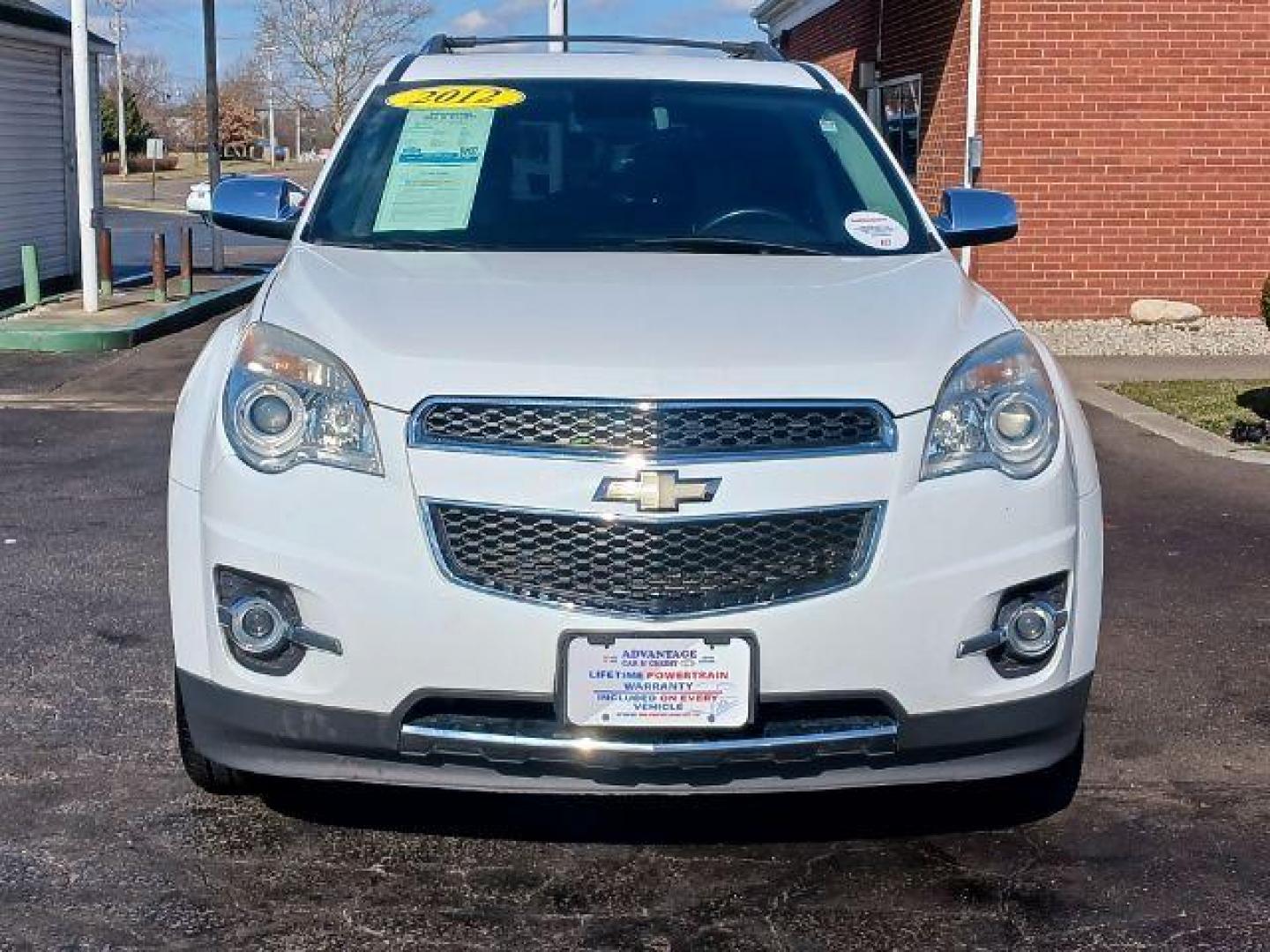 2012 Summit White Chevrolet Equinox LTZ 2WD (2GNALFEK9C6) with an 2.4L L4 DOHC 16V engine, 6-Speed Automatic transmission, located at 401 Woodman Dr, Riverside, OH, 45431, (937) 908-9800, 39.760899, -84.123421 - Photo#1