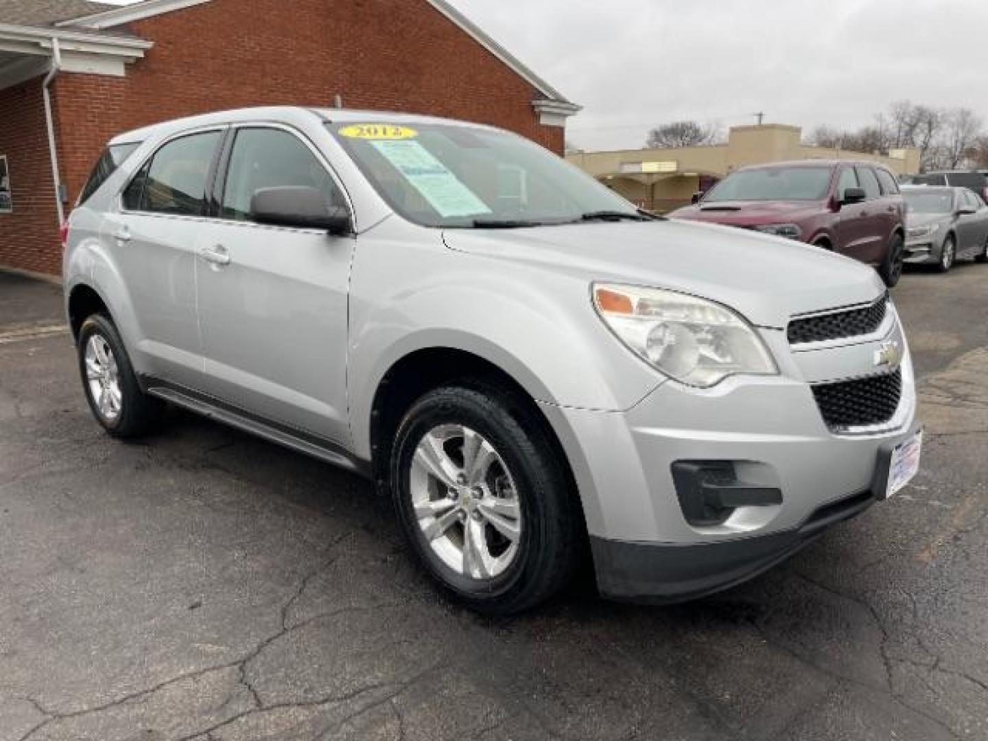 2012 Silver Ice Metallic Chevrolet Equinox LS 2WD (2GNALBEK4C1) with an 2.4L L4 DOHC 16V engine, 6-Speed Automatic transmission, located at 1230 East Main St, Xenia, OH, 45385, (937) 908-9800, 39.688026, -83.910172 - Photo#0