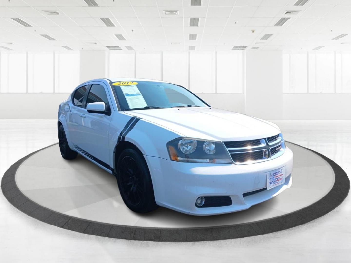 2012 Bright White Dodge Avenger (1C3CDZEG8CN) with an 3.6L V6 DOHC 24V FFV engine, 6-Speed Automatic transmission, located at 4508 South Dixie Dr, Moraine, OH, 45439, (937) 908-9800, 39.689976, -84.218452 - Photo#0