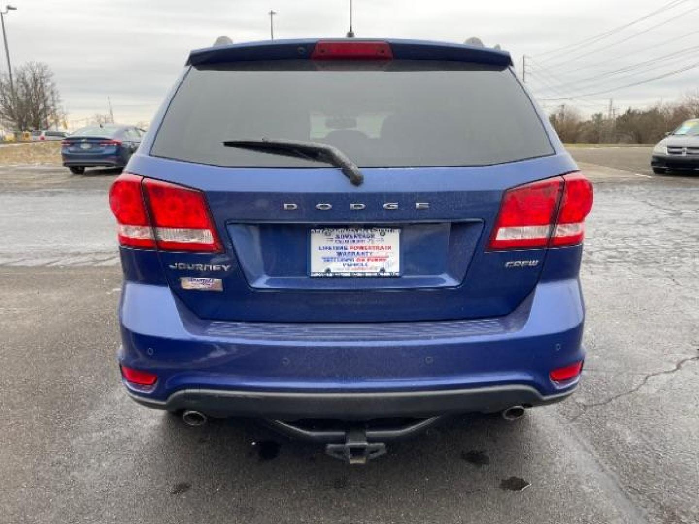 2012 Blue Pearl Coat Dodge Journey Crew (3C4PDCDG0CT) with an 3.6L V6 DOHC 24V engine, 6-Speed Automatic transmission, located at 1099 N County Rd 25A, Troy, OH, 45373, (937) 908-9800, 40.057079, -84.212883 - Photo#3