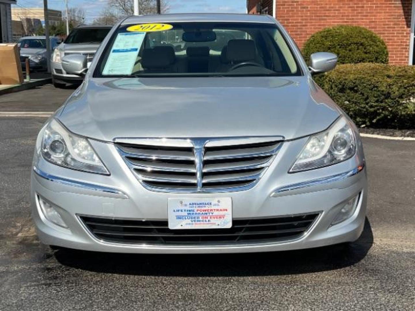 2012 Platinum Metallic Hyundai Genesis 3.8L (KMHGC4DD8CU) with an 3.8L V6 DOHC 24V engine, 6-Speed Automatic transmission, located at 1099 N County Rd 25A, Troy, OH, 45373, (937) 908-9800, 40.057079, -84.212883 - Photo#1