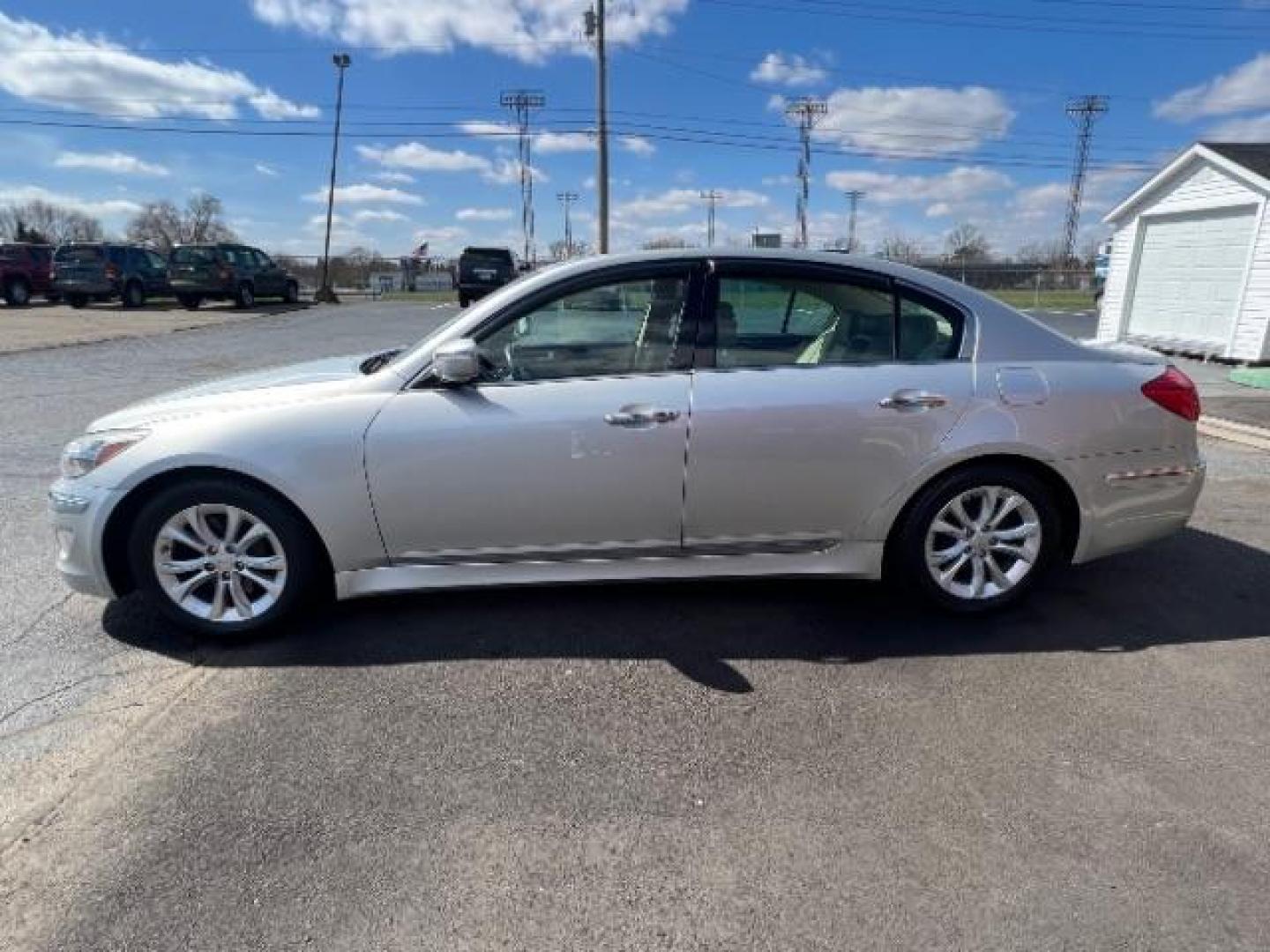 2012 Platinum Metallic Hyundai Genesis 3.8L (KMHGC4DD8CU) with an 3.8L V6 DOHC 24V engine, 6-Speed Automatic transmission, located at 1099 N County Rd 25A, Troy, OH, 45373, (937) 908-9800, 40.057079, -84.212883 - Photo#3