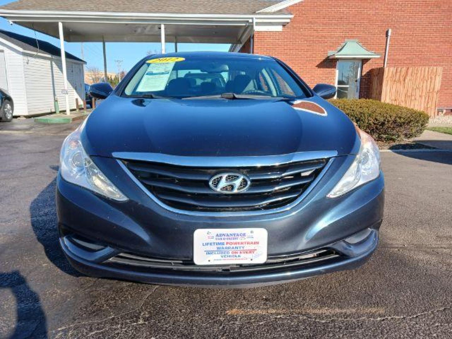 2012 Pacific Blue Pearl Hyundai Sonata GLS Auto (5NPEB4AC9CH) with an 2.4L L4 DOHC 16V engine, 6-Speed Automatic transmission, located at 1184 Kauffman Ave, Fairborn, OH, 45324, (937) 908-9800, 39.807072, -84.030914 - Photo#1