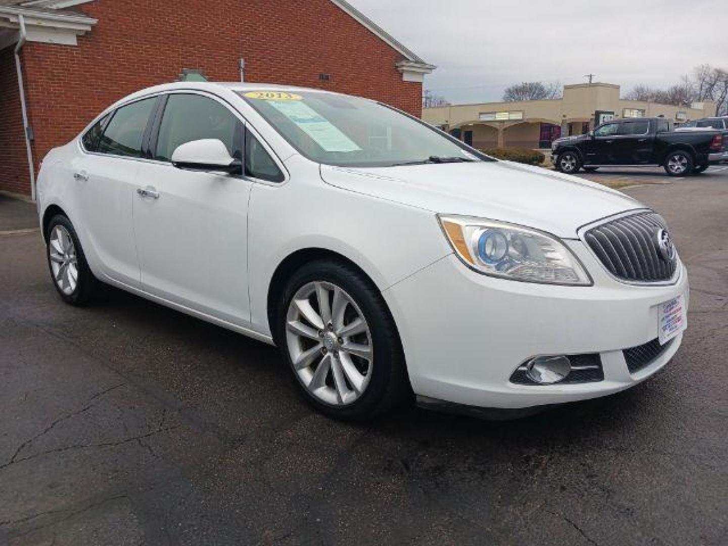 2013 Summit White Buick Verano Base (1G4PP5SKXD4) with an 2.4L L4 DOHC 16V FFV engine, 6-Speed Automatic transmission, located at 4508 South Dixie Dr, Moraine, OH, 45439, (937) 908-9800, 39.689976, -84.218452 - Photo#0