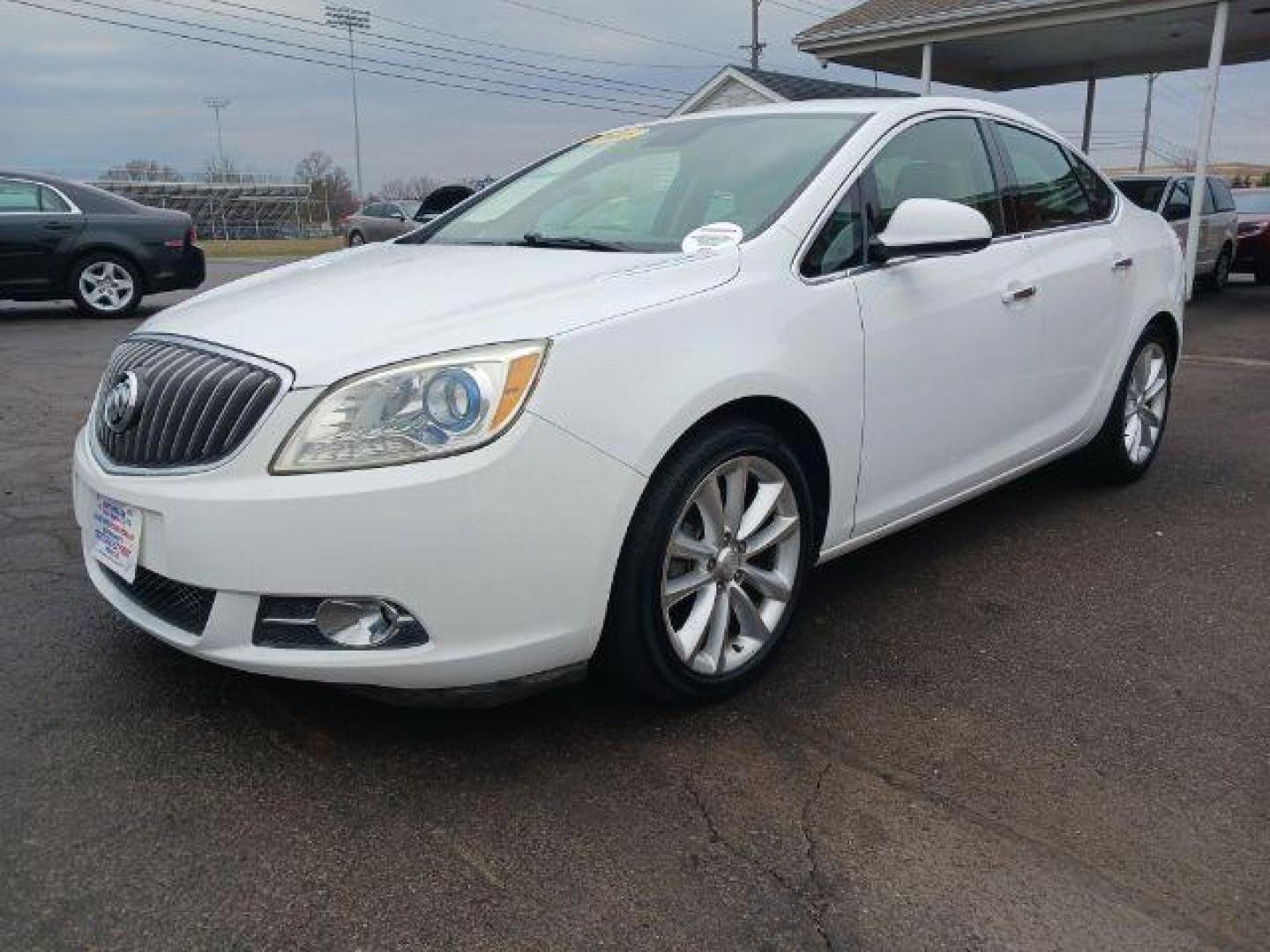 2013 Summit White Buick Verano Base (1G4PP5SKXD4) with an 2.4L L4 DOHC 16V FFV engine, 6-Speed Automatic transmission, located at 4508 South Dixie Dr, Moraine, OH, 45439, (937) 908-9800, 39.689976, -84.218452 - Photo#2