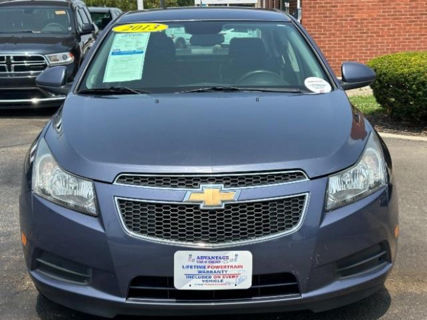 2013 Atlantis Blue Metallic Chevrolet Cruze 1LT Auto (1G1PC5SB3D7) with an 1.4L L4 DOHC 16V TURBO engine, 6-Speed Automatic transmission, located at 1230 East Main St, Xenia, OH, 45385, (937) 908-9800, 39.688026, -83.910172 - Photo#1