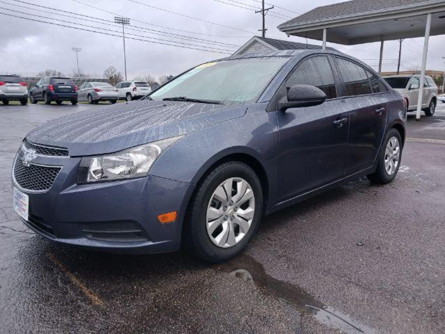 2013 Atlantis Blue Metallic Chevrolet Cruze LS Auto (1G1PA5SG9D7) with an 1.8L L4 DOHC 16V engine, 6-Speed Automatic transmission, located at 4508 South Dixie Dr, Moraine, OH, 45439, (937) 908-9800, 39.689976, -84.218452 - Photo#2