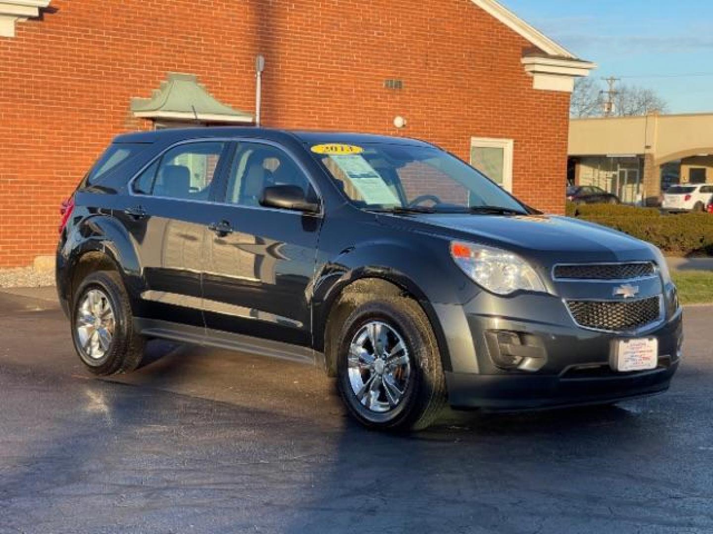 2013 Black Chevrolet Equinox LS 2WD (2GNALBEK6D1) with an 2.4L L4 DOHC 16V engine, 6-Speed Automatic transmission, located at 1184 Kauffman Ave, Fairborn, OH, 45324, (937) 908-9800, 39.807072, -84.030914 - Photo#0