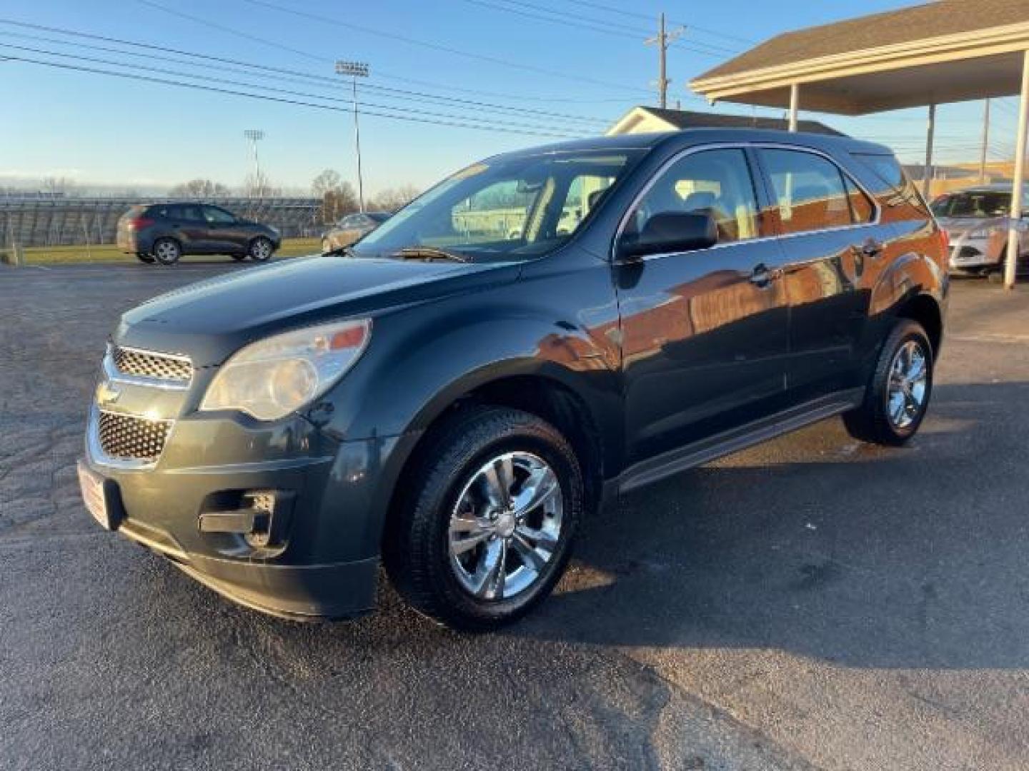 2013 Black Chevrolet Equinox LS 2WD (2GNALBEK6D1) with an 2.4L L4 DOHC 16V engine, 6-Speed Automatic transmission, located at 1184 Kauffman Ave, Fairborn, OH, 45324, (937) 908-9800, 39.807072, -84.030914 - Photo#1