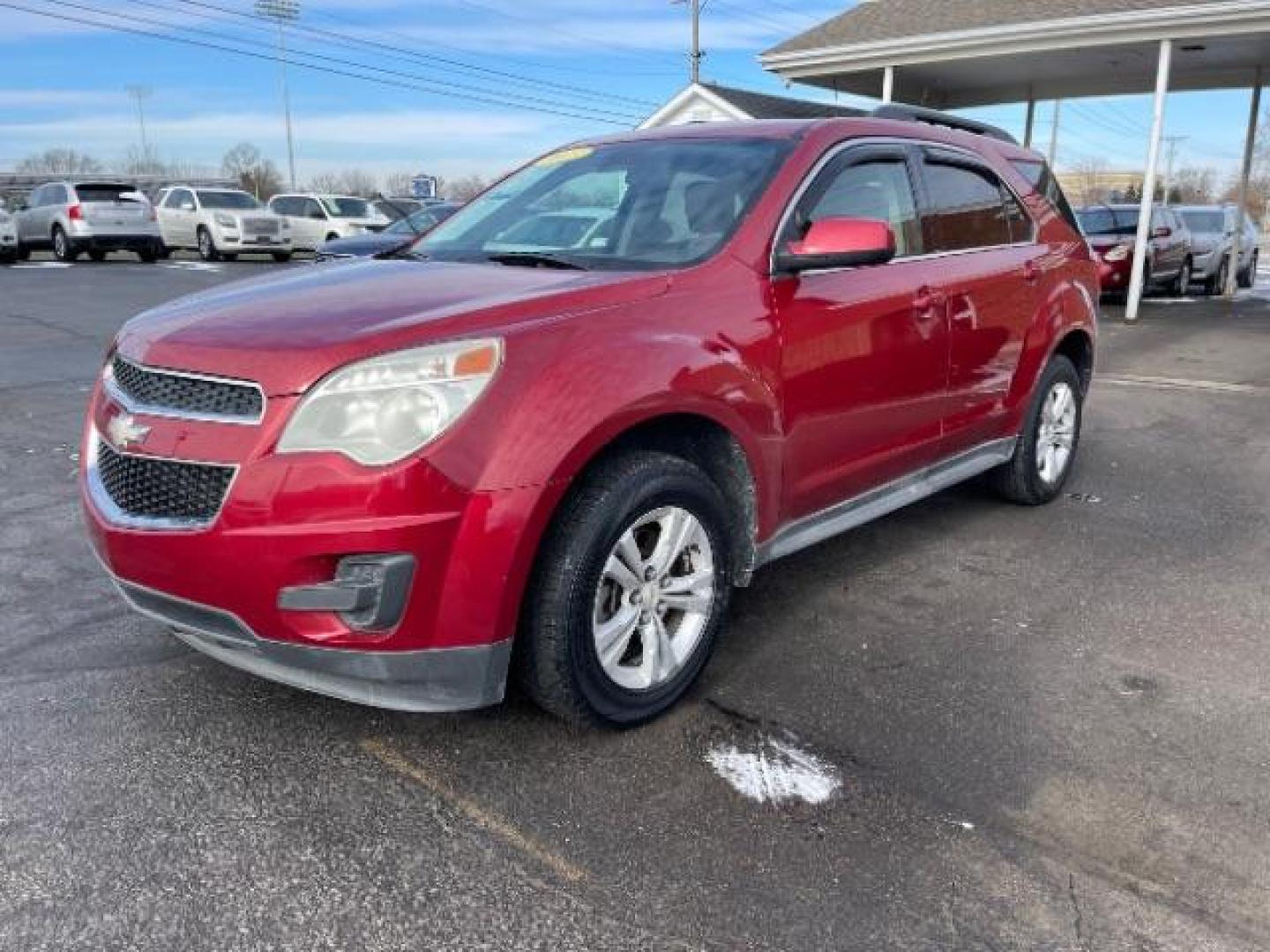 2013 Crystal Red Tintcoat Chevrolet Equinox 1LT AWD (2GNFLEEK4D6) with an 2.4L L4 DOHC 16V engine, 6-Speed Automatic transmission, located at 1184 Kauffman Ave, Fairborn, OH, 45324, (937) 908-9800, 39.807072, -84.030914 - Photo#1