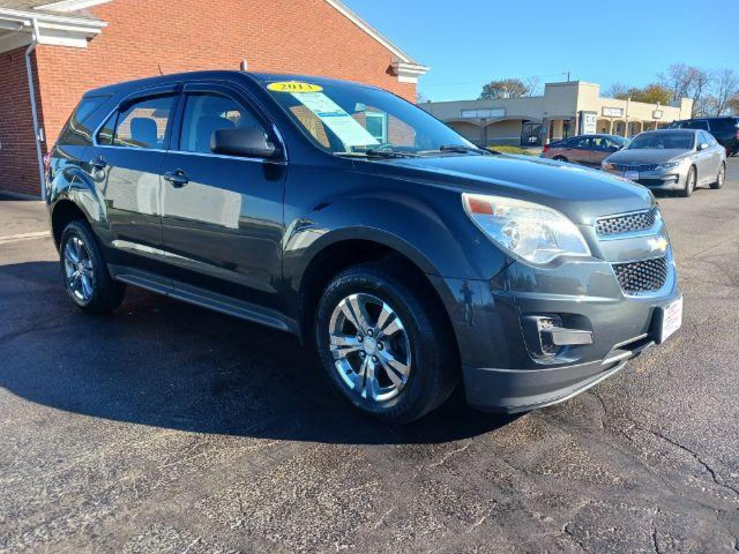 2013 Ashen Gray Metallic Chevrolet Equinox LS 2WD (2GNALBEK6D6) with an 2.4L L4 DOHC 16V engine, 6-Speed Automatic transmission, located at 4508 South Dixie Dr, Moraine, OH, 45439, (937) 908-9800, 39.689976, -84.218452 - Photo#0