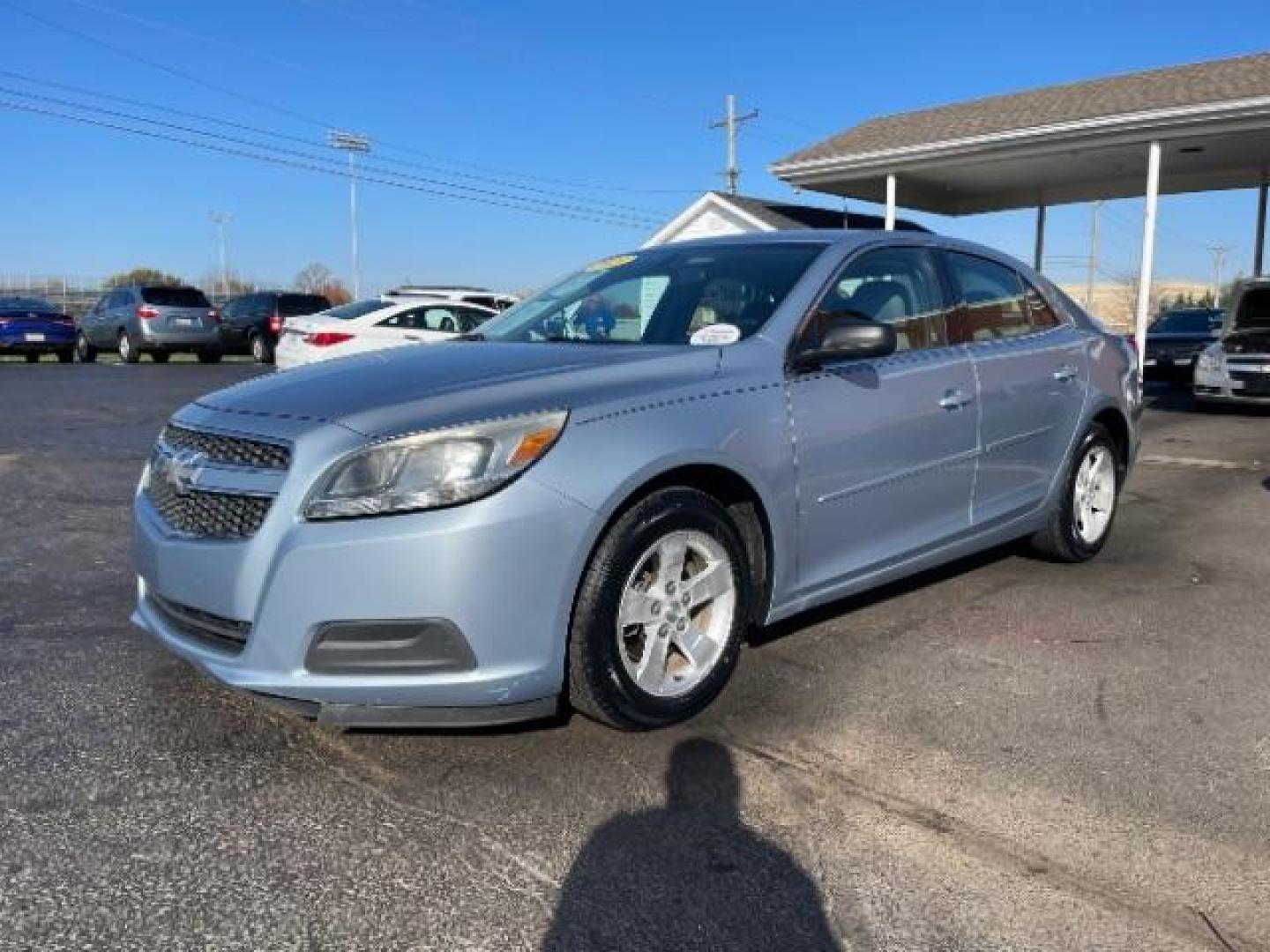 2013 Atlantis Blue Metallic Chevrolet Malibu LS (1G11B5SA6DU) with an 2.5L L4 DOHC 16V engine, 6-Speed Automatic transmission, located at 1951 S Dayton Lakeview Rd., New Carlisle, OH, 45344, (937) 908-9800, 39.890999, -84.050255 - Photo#2