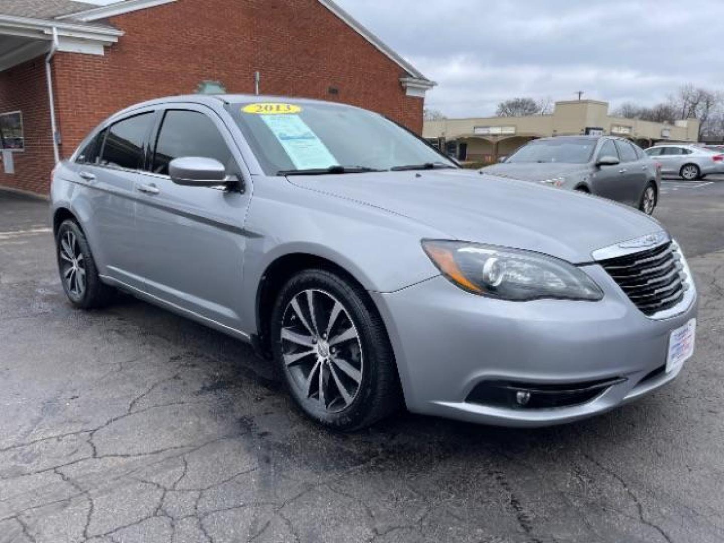 2013 Billet Silver Metallic Chrysler 200 Touring (1C3CCBBG8DN) with an 3.6L V6 DOHC 24V FFV engine, 6-Speed Automatic transmission, located at 4508 South Dixie Dr, Moraine, OH, 45439, (937) 908-9800, 39.689976, -84.218452 - Photo#0