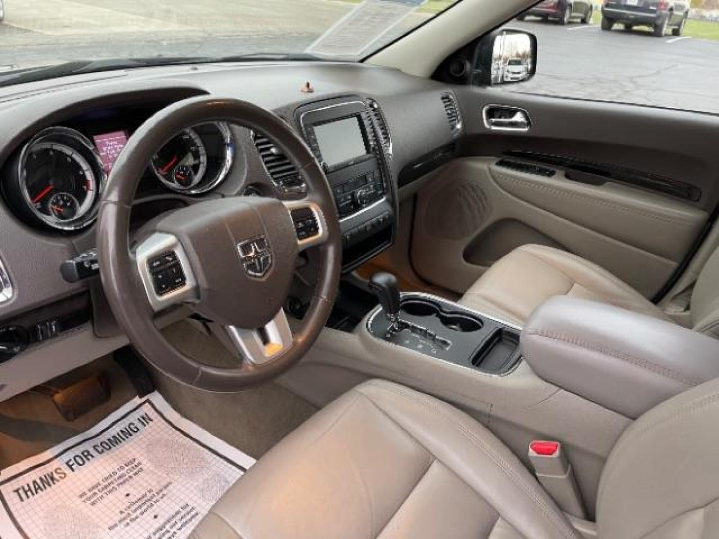 2013 Brilliant Black Crystal Pearl Dodge Durango Crew AWD (1C4RDJDG4DC) with an 3.6L V6 DOHC 24V engine, 5-Speed Automatic transmission, located at 1099 N County Rd 25A, Troy, OH, 45373, (937) 908-9800, 40.057079, -84.212883 - Photo#6