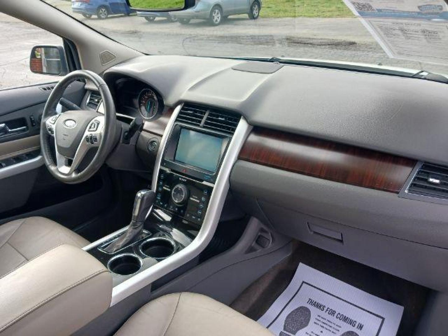 2013 White Platinum Tricoat Metallic Ford Edge Limited FWD (2FMDK3K96DB) with an 2.0L L4 DOHC 16V engine, 6-Speed Automatic transmission, located at 1099 N County Rd 25A, Troy, OH, 45373, (937) 908-9800, 40.057079, -84.212883 - Photo#8