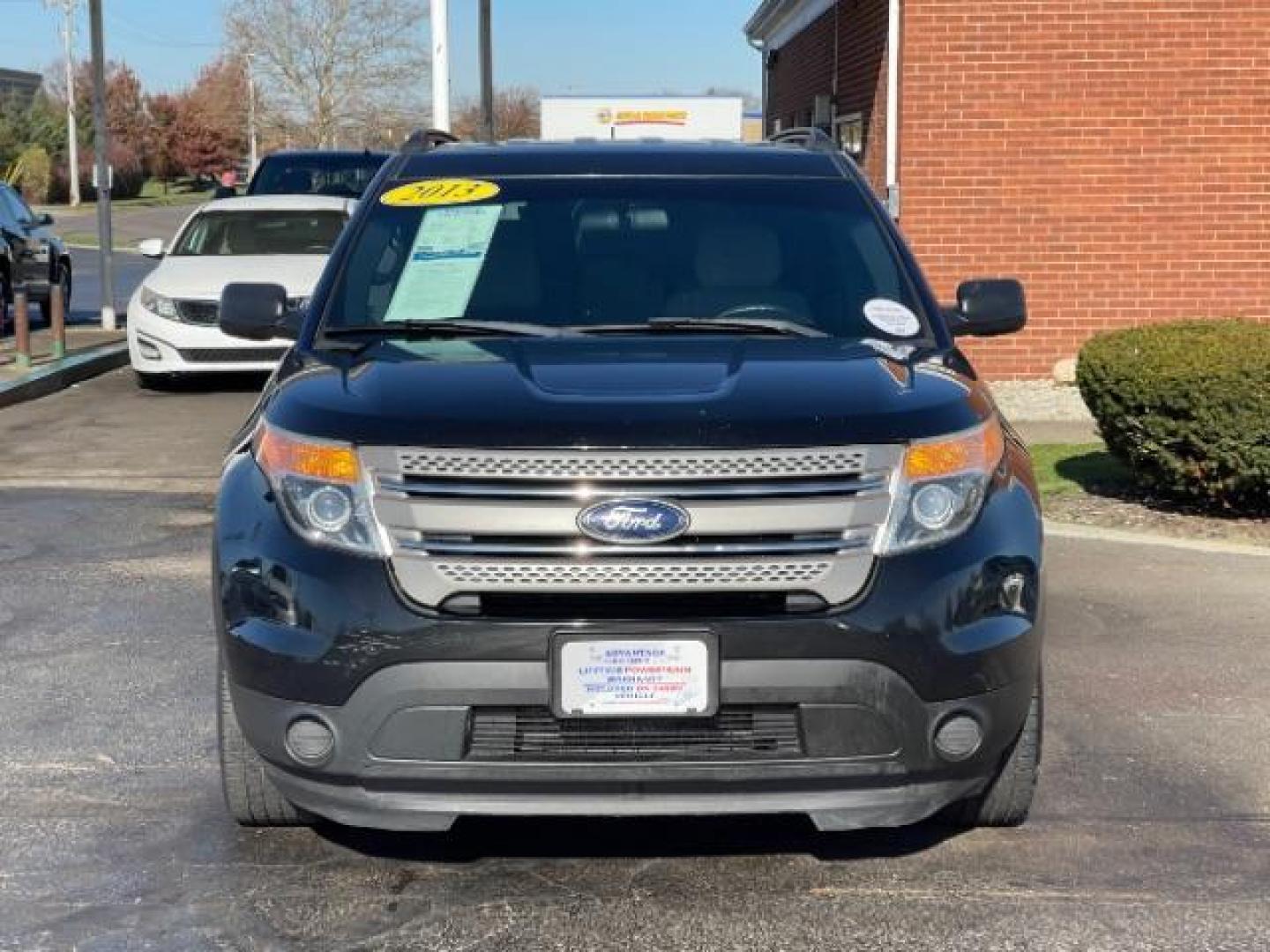 2013 Tuxedo Black Metallic Ford Explorer Base FWD (1FM5K7B99DG) with an 2.0L L4 DOHC 16V TURBO engine, 6-Speed Automatic transmission, located at 880 E. National Road, Vandalia, OH, 45377, (937) 908-9800, 39.891918, -84.183594 - Photo#2