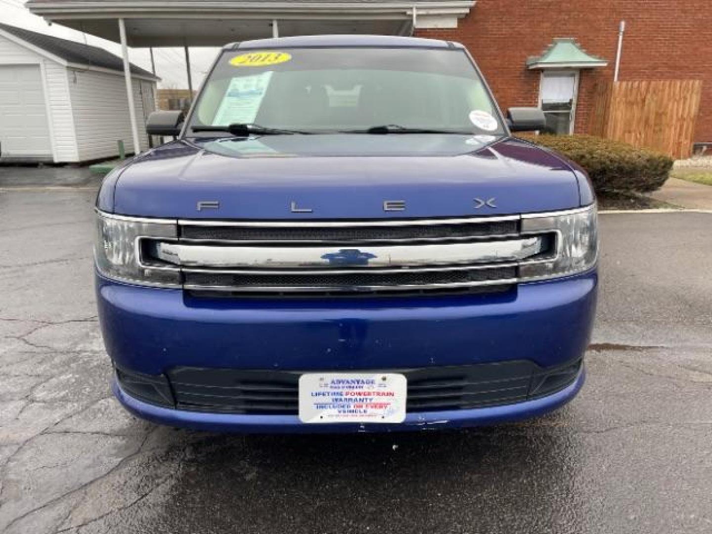 2013 Deep Impact Blue Metallic Ford Flex SE FWD (2FMGK5B8XDB) with an 3.5L V6 DOHC 24V engine, 6-Speed Automatic Overdrive transmission, located at 1951 S Dayton Lakeview Rd., New Carlisle, OH, 45344, (937) 908-9800, 39.890999, -84.050255 - Photo#2