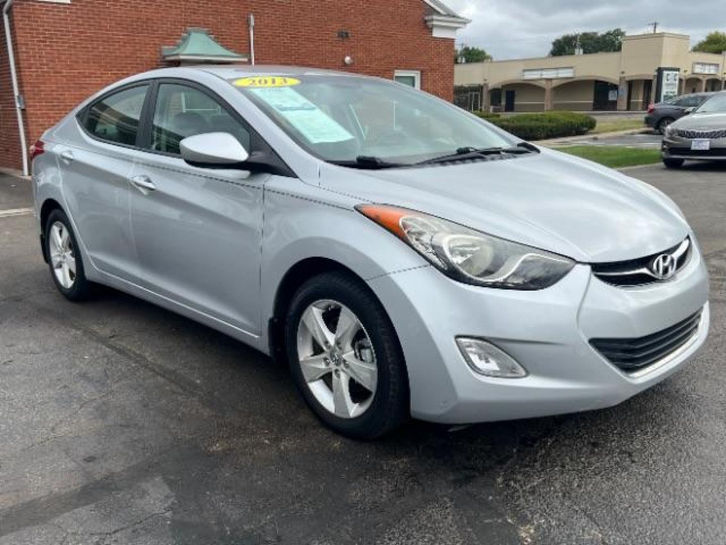 2013 Radiant Silver Metallic Hyundai Elantra GLS A/T (KMHDH4AE5DU) with an 1.8L L4 DOHC 16V engine, 6-Speed Automatic transmission, located at 401 Woodman Dr, Riverside, OH, 45431, (937) 908-9800, 39.760899, -84.123421 - Photo#0