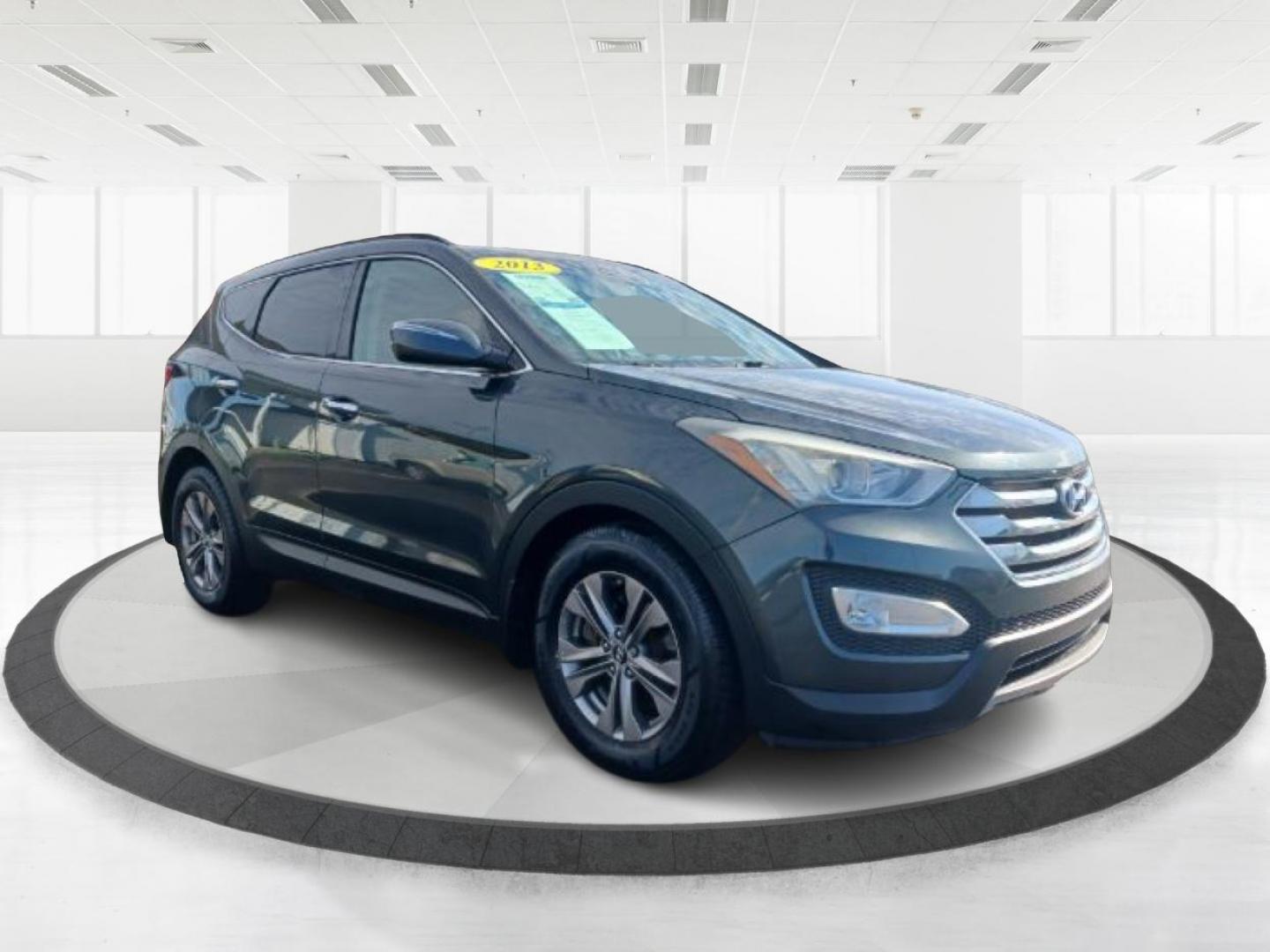 2013 Juniper Green Hyundai Santa Fe Sport 2.4 FWD (5XYZU3LB8DG) with an 2.4L L4 DOHC 16V engine, 6-Speed Automatic transmission, located at 1230 East Main St, Xenia, OH, 45385, (937) 908-9800, 39.688026, -83.910172 - Photo#1