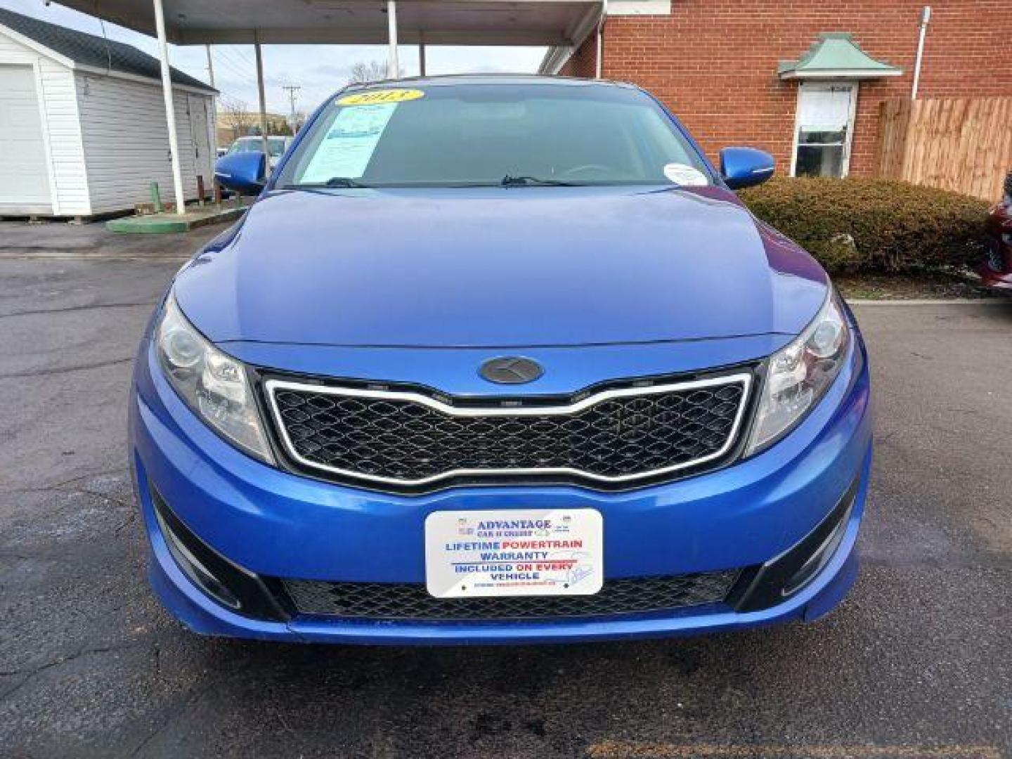 2013 Corsa Blue Pearl Metallic Kia Optima SX (5XXGR4A67DG) with an 2.0L L4 DOHC 16V TURBO engine, 6-Speed Automatic transmission, located at 1230 East Main St, Xenia, OH, 45385, (937) 908-9800, 39.688026, -83.910172 - Photo#1