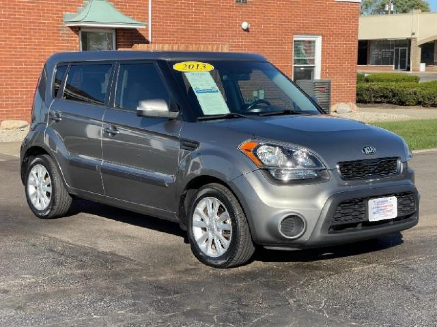 2013 Bright Silver Metallic Kia Soul + (KNDJT2A62D7) with an 2.0L L4 DOHC 16V engine, located at 4508 South Dixie Dr, Moraine, OH, 45439, (937) 908-9800, 39.689976, -84.218452 - Photo#0