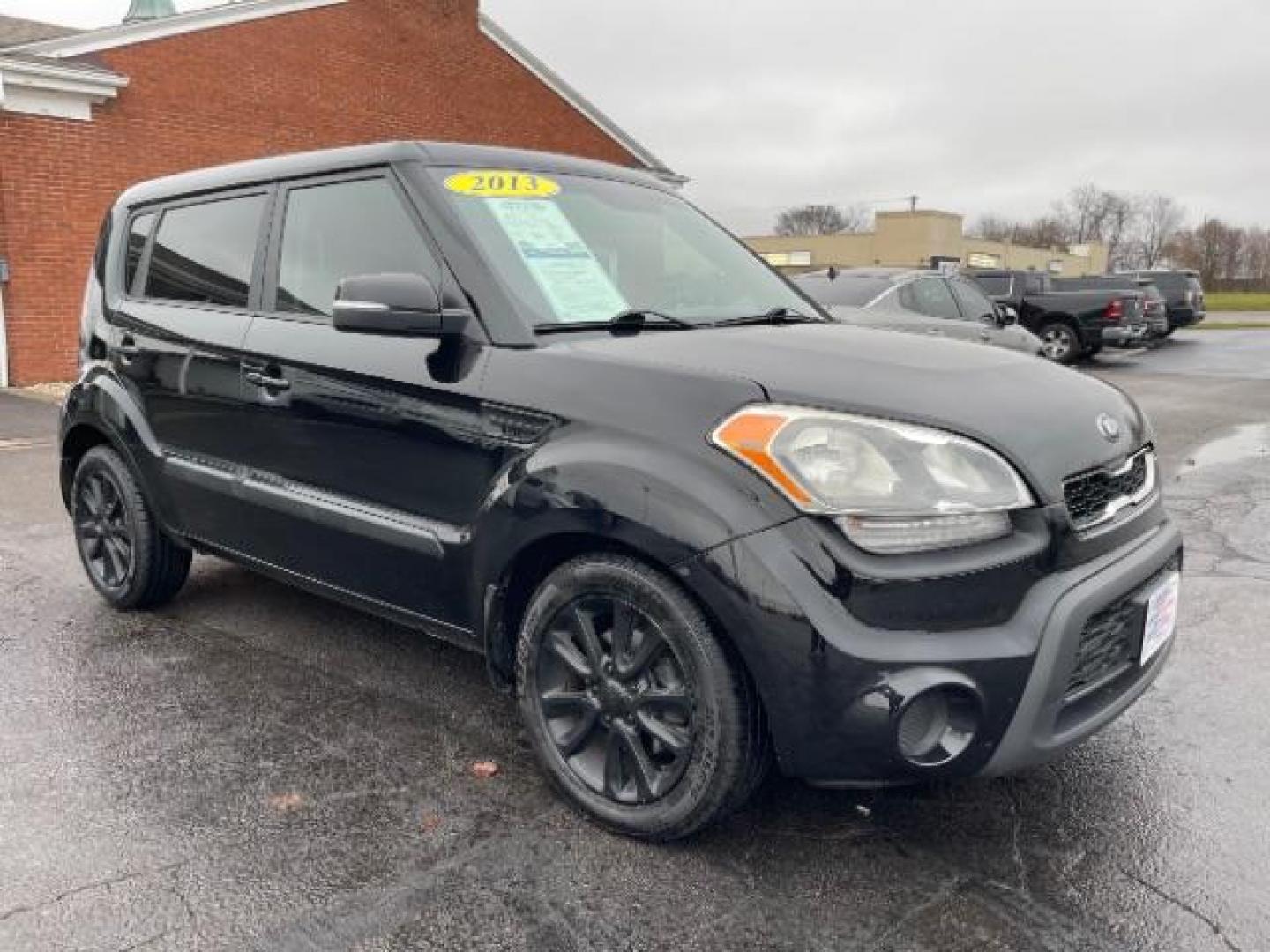 2013 Shadow Metallic Kia Soul + (KNDJT2A68D7) with an 2.0L L4 DOHC 16V engine, located at 880 E. National Road, Vandalia, OH, 45377, (937) 908-9800, 39.891918, -84.183594 - Photo#0