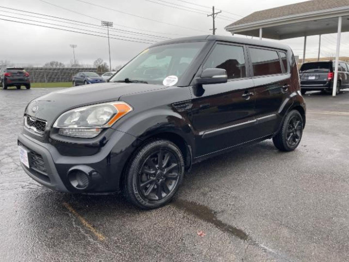 2013 Shadow Metallic Kia Soul + (KNDJT2A68D7) with an 2.0L L4 DOHC 16V engine, located at 880 E. National Road, Vandalia, OH, 45377, (937) 908-9800, 39.891918, -84.183594 - Photo#1