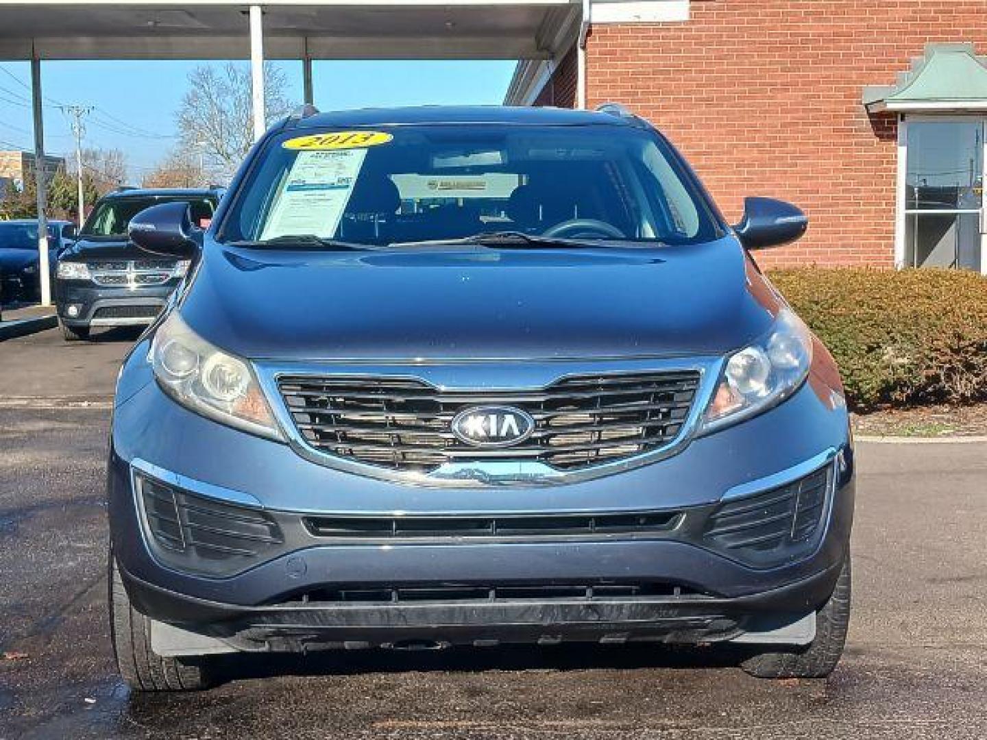 2013 Twilight Blue Kia Sportage LX FWD (KNDPB3A26D7) with an 2.4L V6 DOHC 24V engine, 6-Speed Automatic transmission, located at 1951 S Dayton Lakeview Rd., New Carlisle, OH, 45344, (937) 908-9800, 39.890999, -84.050255 - Photo#1