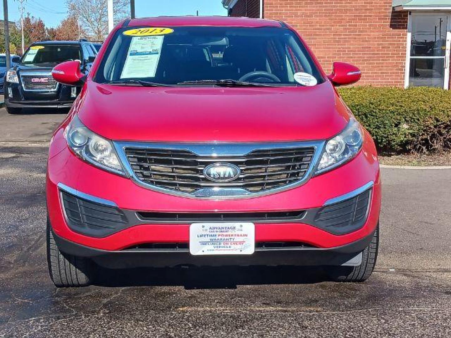 2013 Signal Red Kia Sportage LX FWD (KNDPB3A22D7) with an 2.4L V6 DOHC 24V engine, 6-Speed Automatic transmission, located at 1951 S Dayton Lakeview Rd., New Carlisle, OH, 45344, (937) 908-9800, 39.890999, -84.050255 - Photo#1