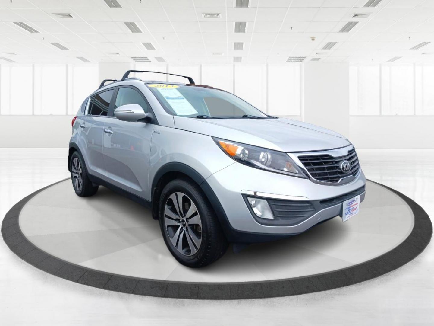 2013 Bright Silver Kia Sportage EX AWD (KNDPCCA2XD7) with an 2.4L V6 DOHC 24V engine, 6-Speed Automatic transmission, located at 1230 East Main St, Xenia, OH, 45385, (937) 908-9800, 39.688026, -83.910172 - Photo#0