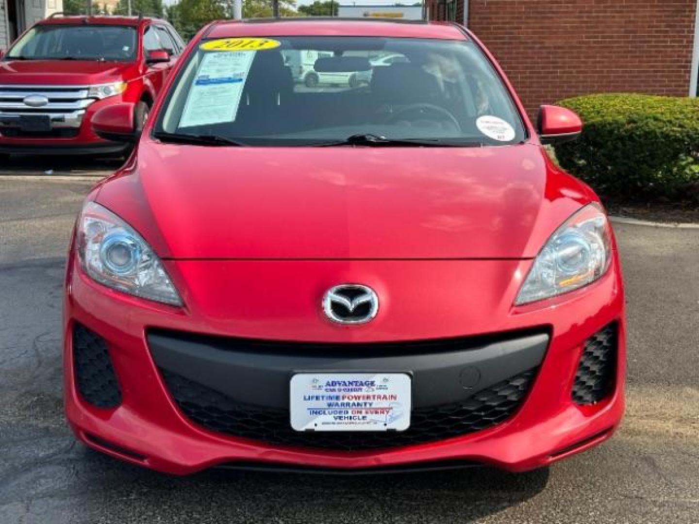 2013 Velocity Red Mica Mazda MAZDA3 i Touring AT 5-Door (JM1BL1L78D1) with an 2.0L L4 DOHC 16V engine, 5-Speed Automatic transmission, located at 1230 East Main St, Xenia, OH, 45385, (937) 908-9800, 39.688026, -83.910172 - Photo#1