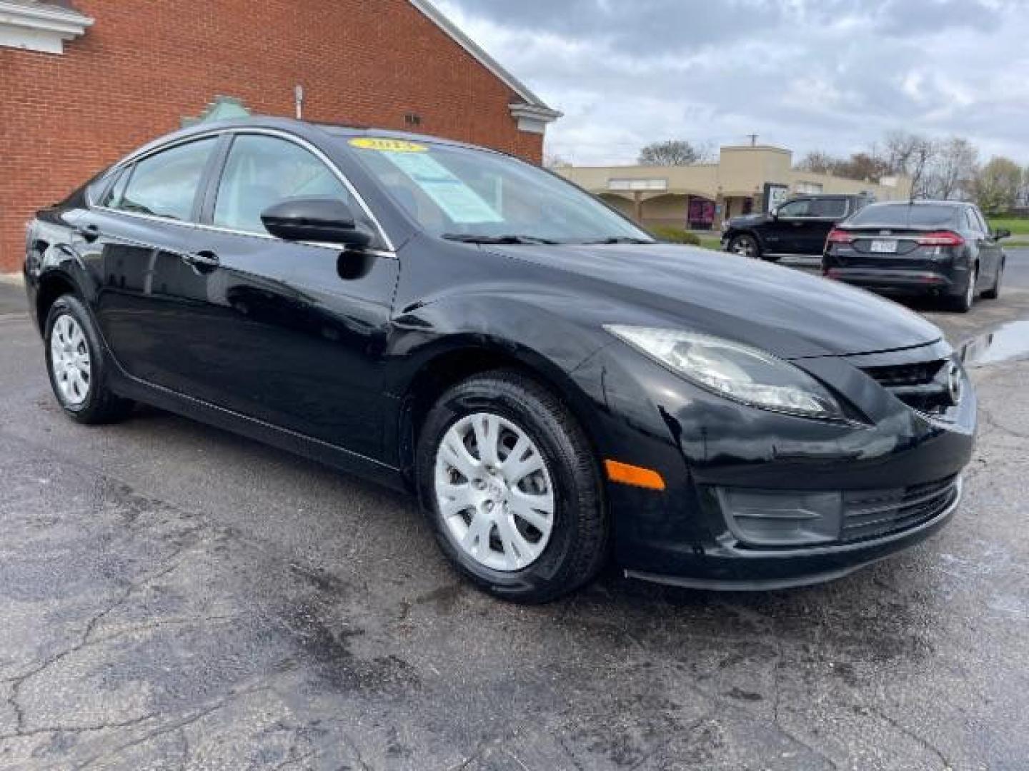 2013 Ebony Black Mazda Mazda6 i Sport (1YVHZ8BH8D5) with an 2.5L L4 DOHC 16V engine, 6-Speed Automatic transmission, located at 4508 South Dixie Dr, Moraine, OH, 45439, (937) 908-9800, 39.689976, -84.218452 - Photo#0