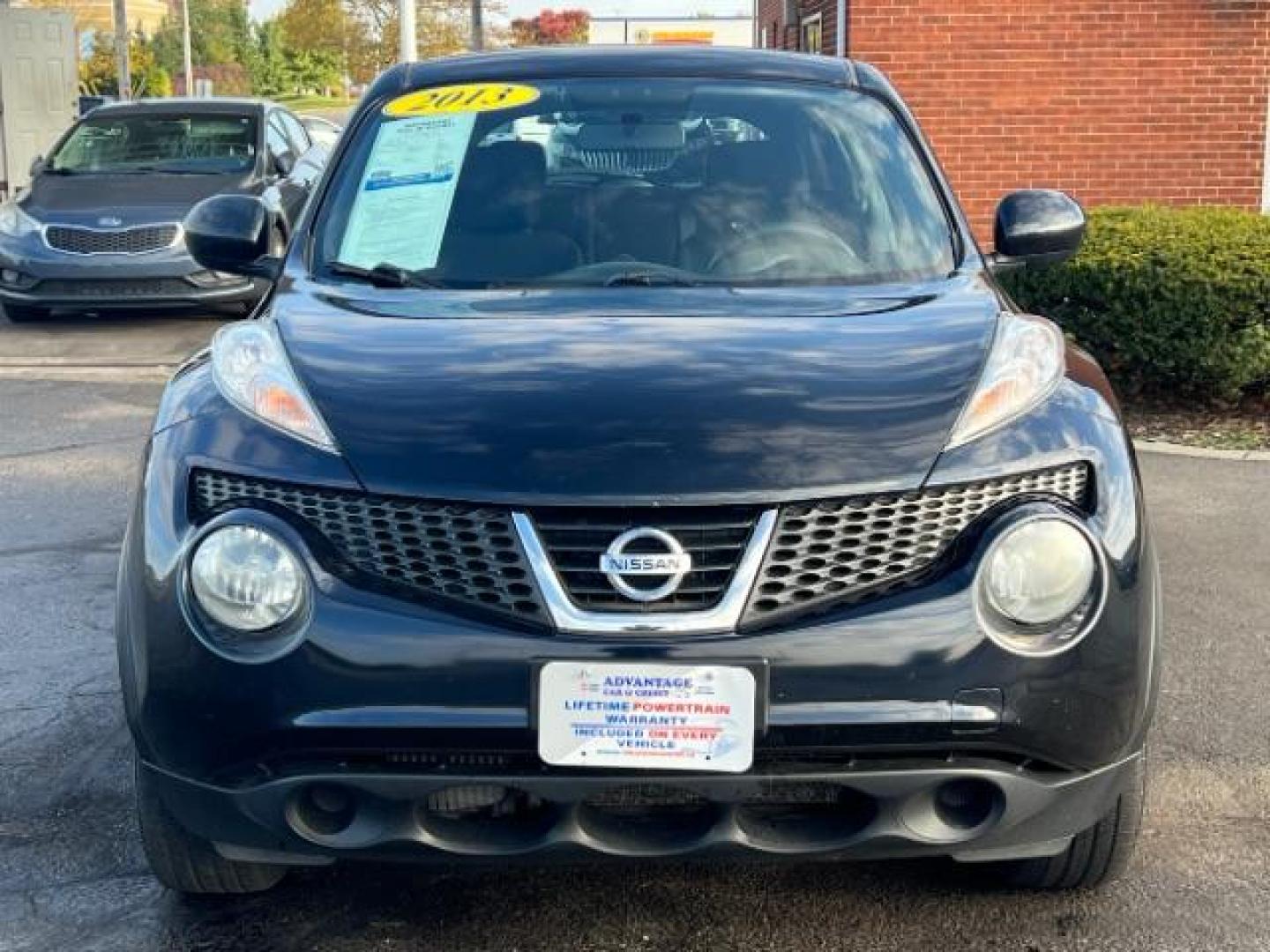 2013 Sapphire Black Nissan Juke S AWD (JN8AF5MV2DT) with an 1.6L L4 DOHC 16V engine, Continuously Variable Transmission transmission, located at 1099 N County Rd 25A, Troy, OH, 45373, (937) 908-9800, 40.057079, -84.212883 - Photo#1