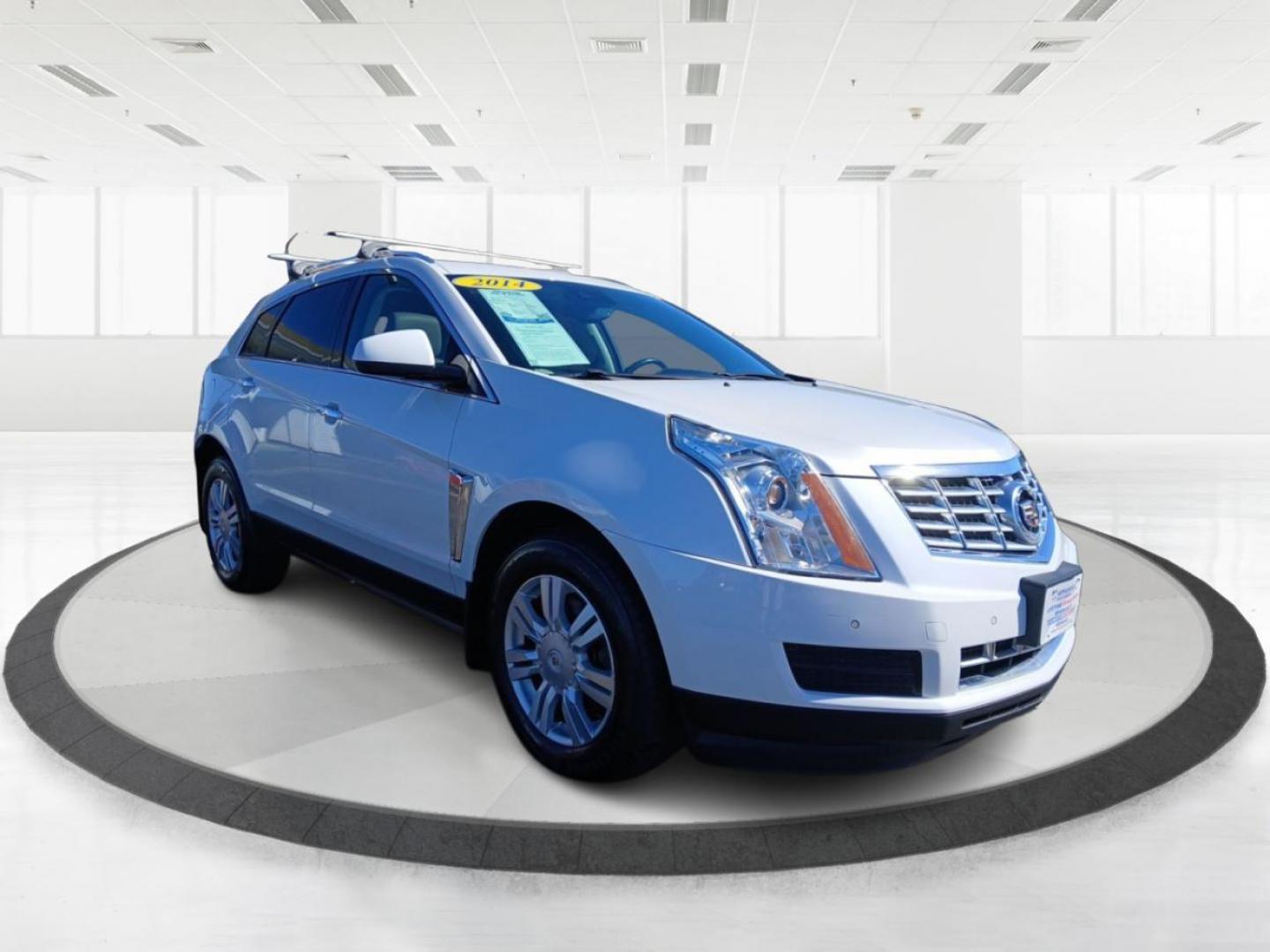 2014 Platinum Ice Tricoat Cadillac SRX Luxury Collection AWD (3GYFNEE30ES) with an 3.6L V6 DOHC 24V FFV engine, 6-Speed Automatic transmission, located at 401 Woodman Dr, Riverside, OH, 45431, (937) 908-9800, 39.760899, -84.123421 - Photo#0