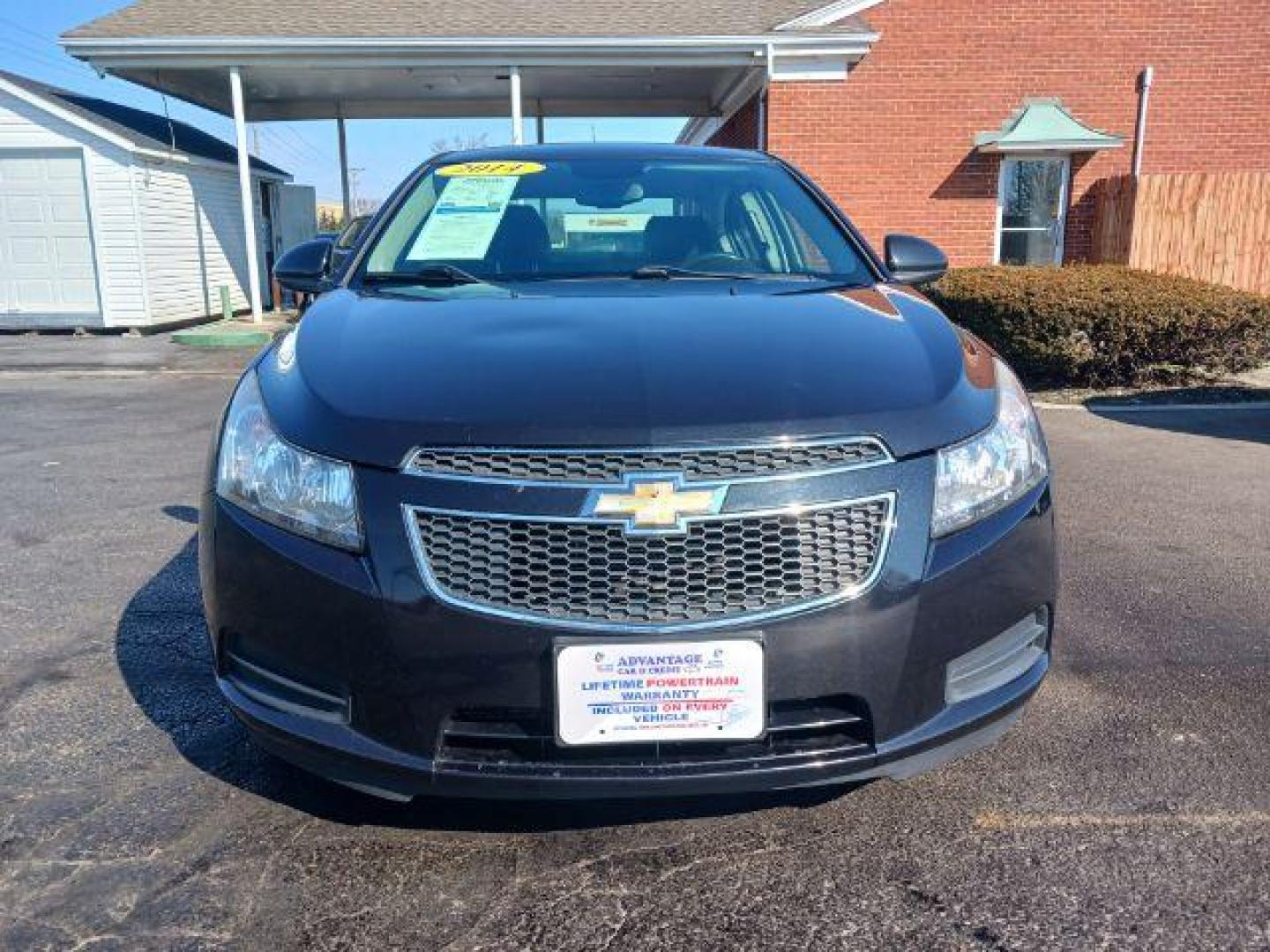 2014 Black Granite Metallic Chevrolet Cruze 1LT Auto (1G1PC5SB2E7) with an 1.4L L4 DOHC 16V TURBO engine, 6-Speed Automatic transmission, located at 4508 South Dixie Dr, Moraine, OH, 45439, (937) 908-9800, 39.689976, -84.218452 - Photo#1