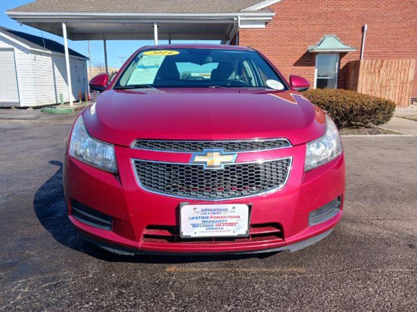 2014 Red Hot Chevrolet Cruze 1LT Auto (1G1PC5SB2E7) with an 1.4L L4 DOHC 16V TURBO engine, 6-Speed Automatic transmission, located at 4508 South Dixie Dr, Moraine, OH, 45439, (937) 908-9800, 39.689976, -84.218452 - Photo#1