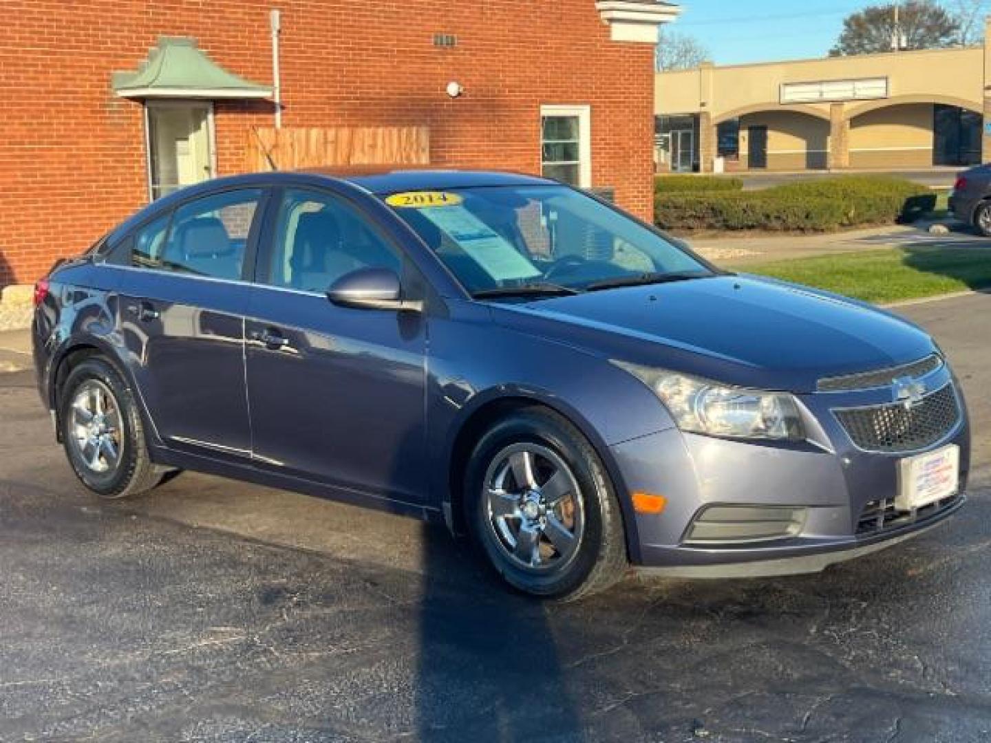 2014 Atlantis Blue Metallic Chevrolet Cruze 1LT Auto (1G1PC5SB8E7) with an 1.4L L4 DOHC 16V TURBO engine, 6-Speed Automatic transmission, located at 1230 East Main St, Xenia, OH, 45385, (937) 908-9800, 39.688026, -83.910172 - Photo#0