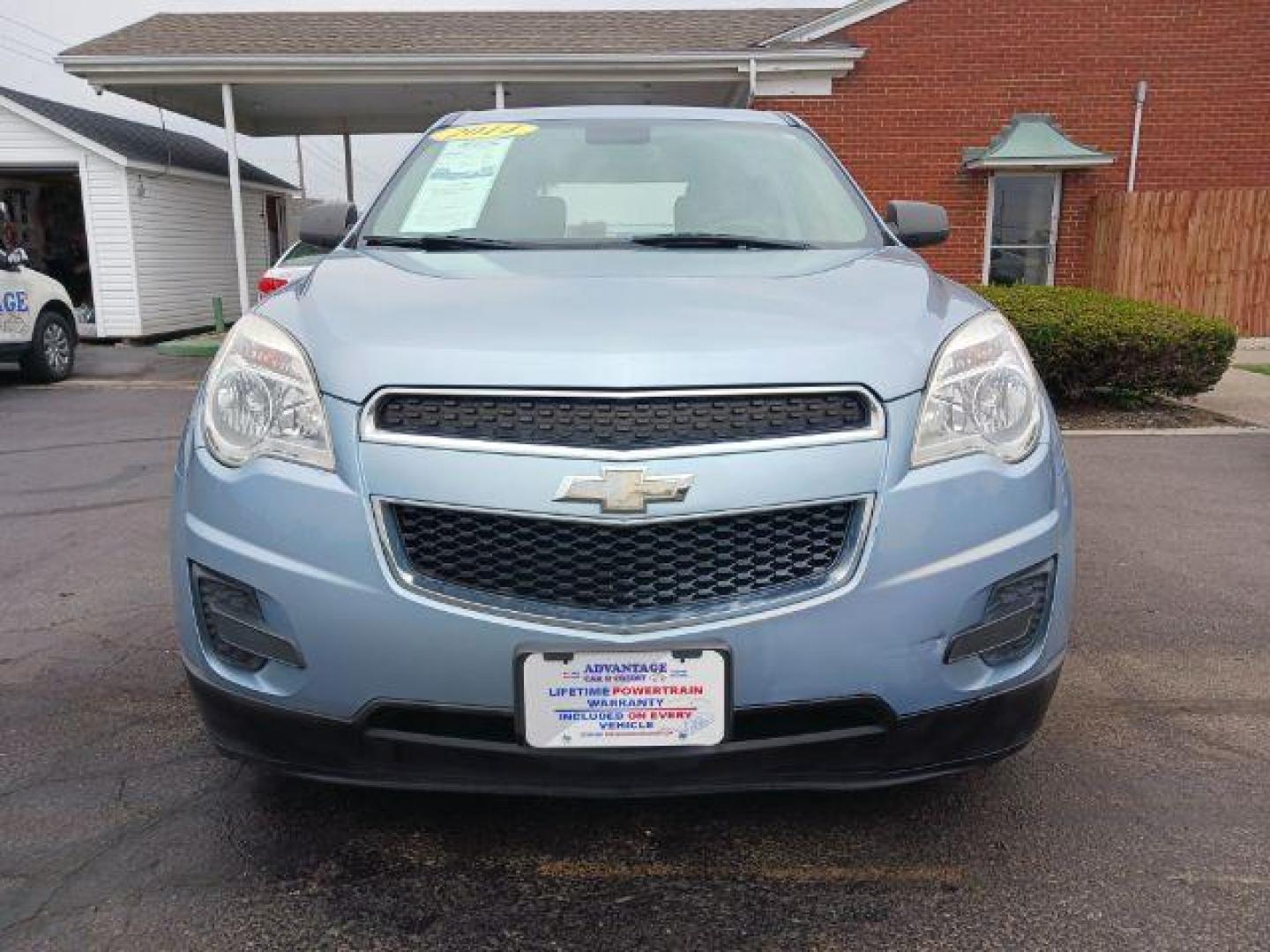 2014 Atlantis Blue Metallic Chevrolet Equinox LS 2WD (2GNALAEK6E6) with an 2.4L L4 DOHC 16V FFV engine, 6-Speed Automatic transmission, located at 1184 Kauffman Ave, Fairborn, OH, 45324, (937) 908-9800, 39.807072, -84.030914 - Photo#1