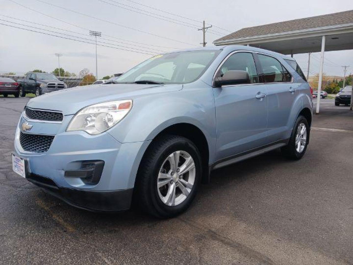 2014 Atlantis Blue Metallic Chevrolet Equinox LS 2WD (2GNALAEK6E6) with an 2.4L L4 DOHC 16V FFV engine, 6-Speed Automatic transmission, located at 1184 Kauffman Ave, Fairborn, OH, 45324, (937) 908-9800, 39.807072, -84.030914 - Photo#2