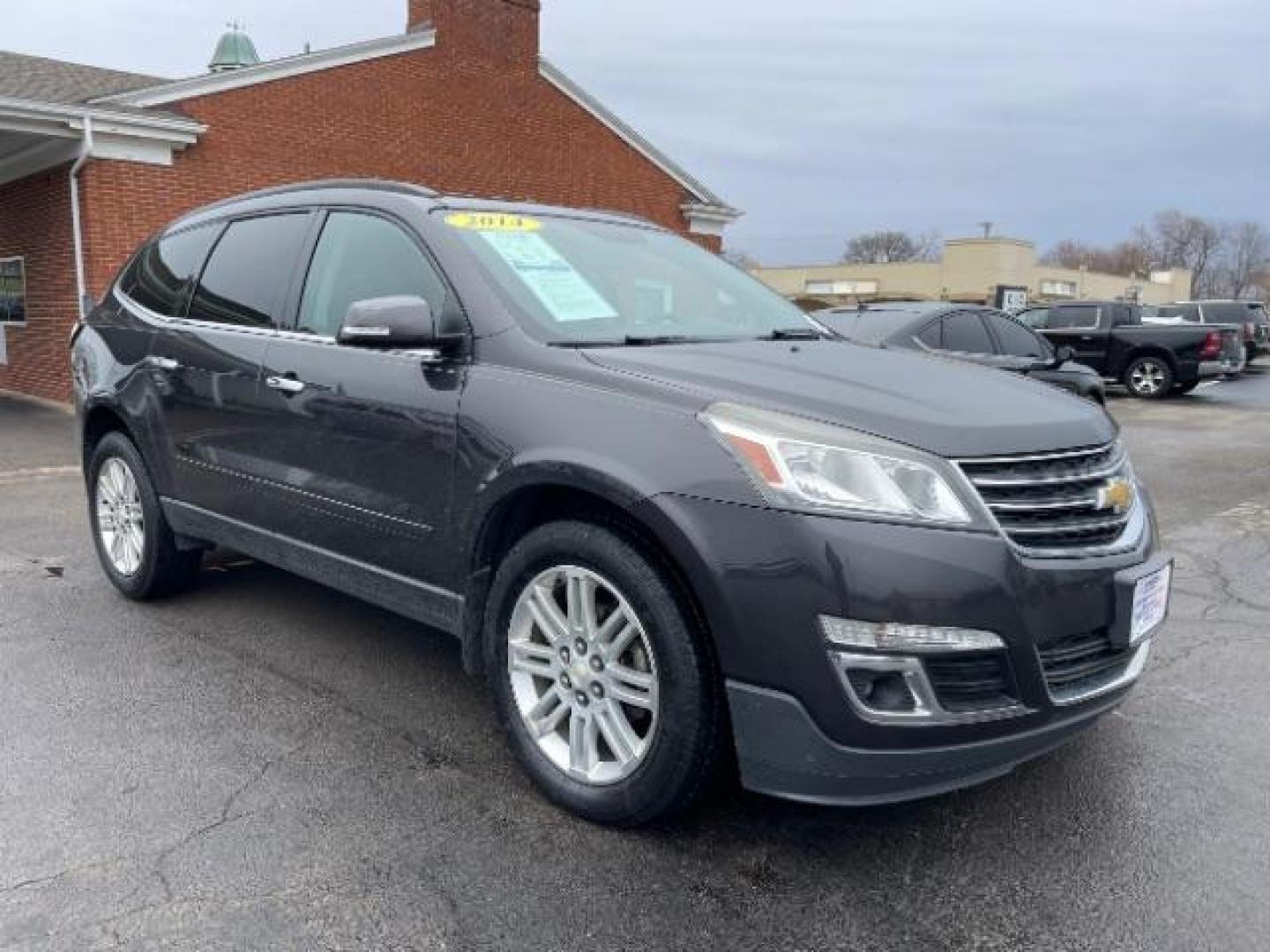 2014 Cyber Gray Metallic Chevrolet Traverse 1LT FWD (1GNKRGKD9EJ) with an 3.6L V6 DOHC 24V engine, 6-Speed Automatic transmission, located at 1184 Kauffman Ave, Fairborn, OH, 45324, (937) 908-9800, 39.807072, -84.030914 - Photo#0