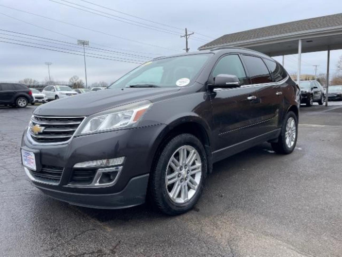 2014 Cyber Gray Metallic Chevrolet Traverse 1LT FWD (1GNKRGKD9EJ) with an 3.6L V6 DOHC 24V engine, 6-Speed Automatic transmission, located at 1184 Kauffman Ave, Fairborn, OH, 45324, (937) 908-9800, 39.807072, -84.030914 - Photo#1