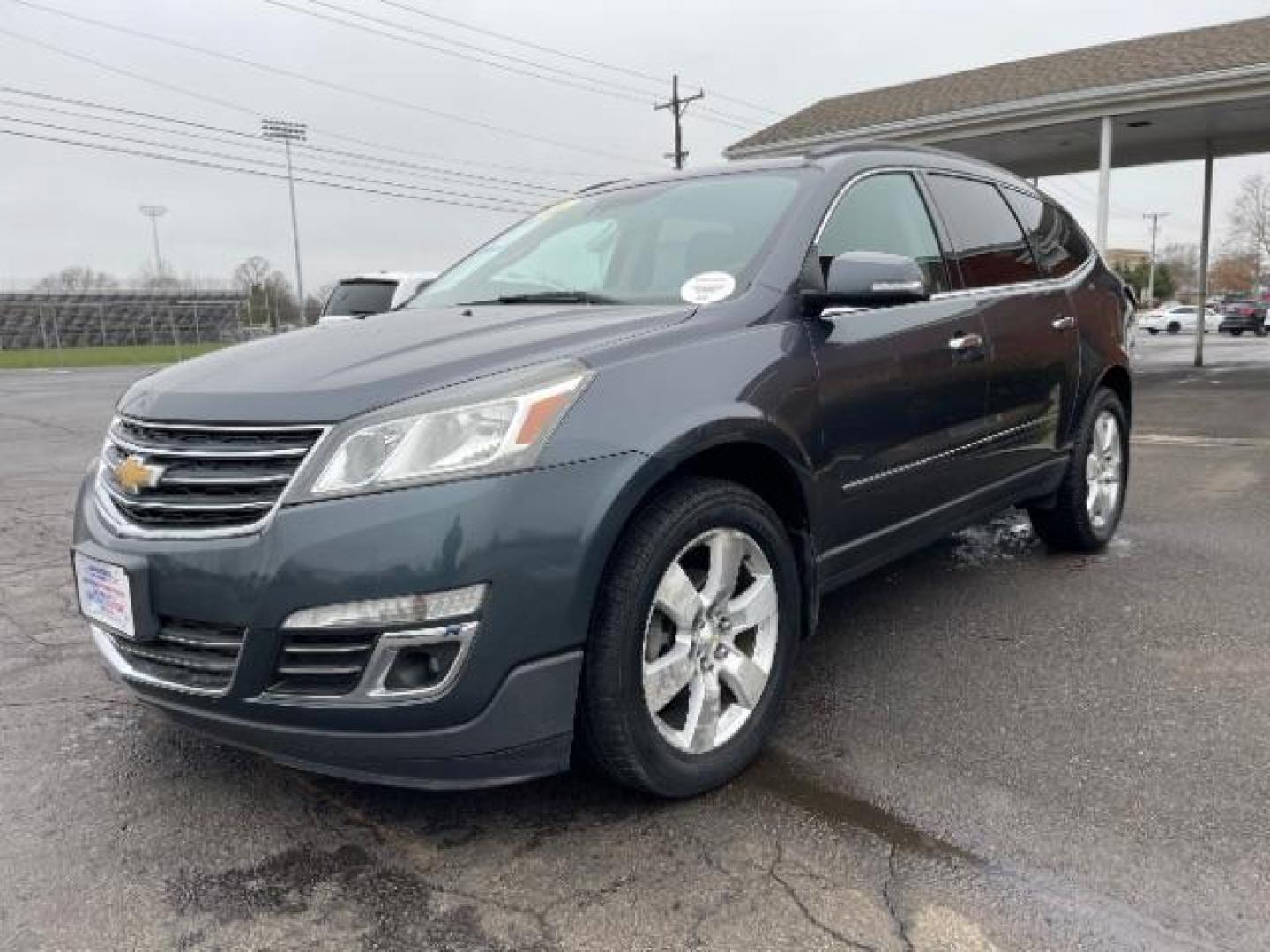 2014 Cyber Gray Metallic Chevrolet Traverse LTZ AWD (1GNKVJKD8EJ) with an 3.6L V6 DOHC 24V engine, 6-Speed Automatic transmission, located at 401 Woodman Dr, Riverside, OH, 45431, (937) 908-9800, 39.760899, -84.123421 - Photo#1