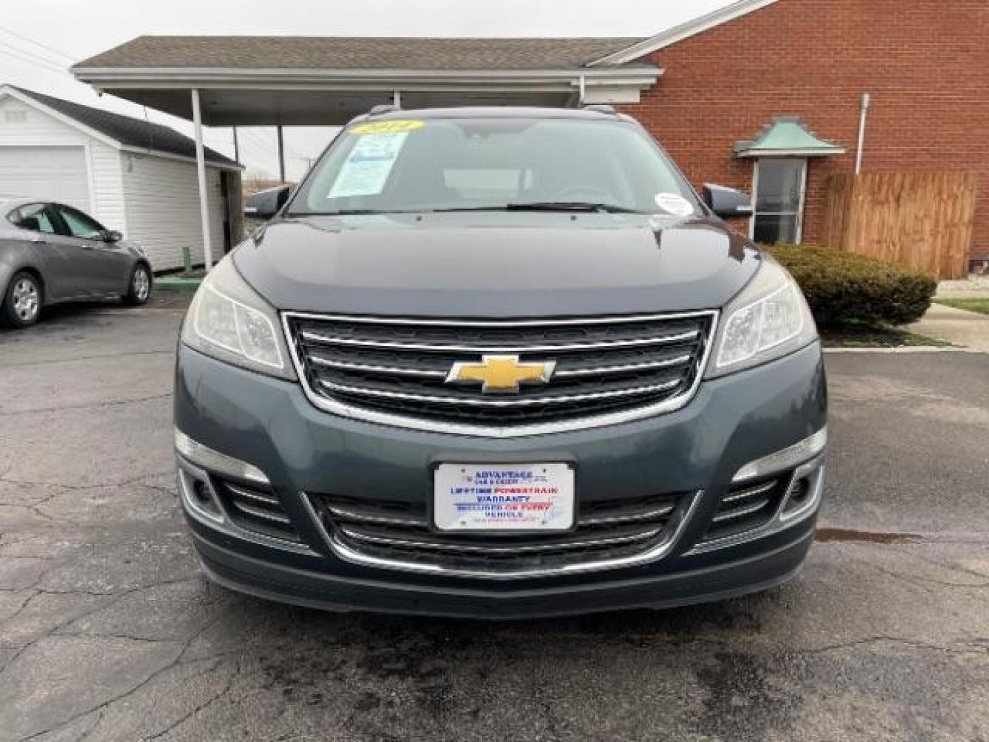 2014 Cyber Gray Metallic Chevrolet Traverse LTZ AWD (1GNKVJKD8EJ) with an 3.6L V6 DOHC 24V engine, 6-Speed Automatic transmission, located at 401 Woodman Dr, Riverside, OH, 45431, (937) 908-9800, 39.760899, -84.123421 - Photo#2