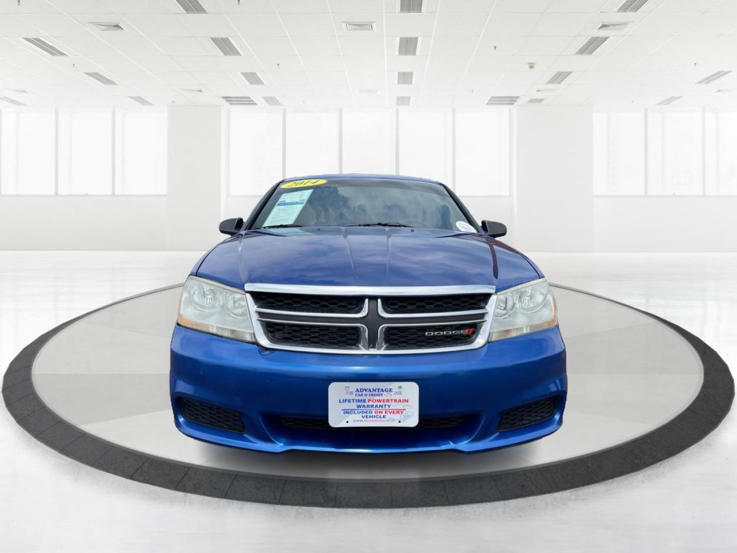 2014 Blue Streak Pearlcoat Dodge Avenger SE (1C3CDZAG1EN) with an 3.6L V6 DOHC 24V FFV engine, 6-Speed Automatic transmission, located at 1099 N County Rd 25A, Troy, OH, 45373, (937) 908-9800, 40.057079, -84.212883 - Photo#6